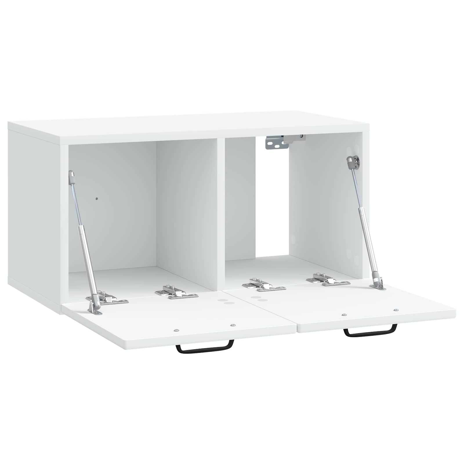 Meuble TV mural Blanc 59,5 x 31 x 30 cm Bois d'ingénierie - XIOS