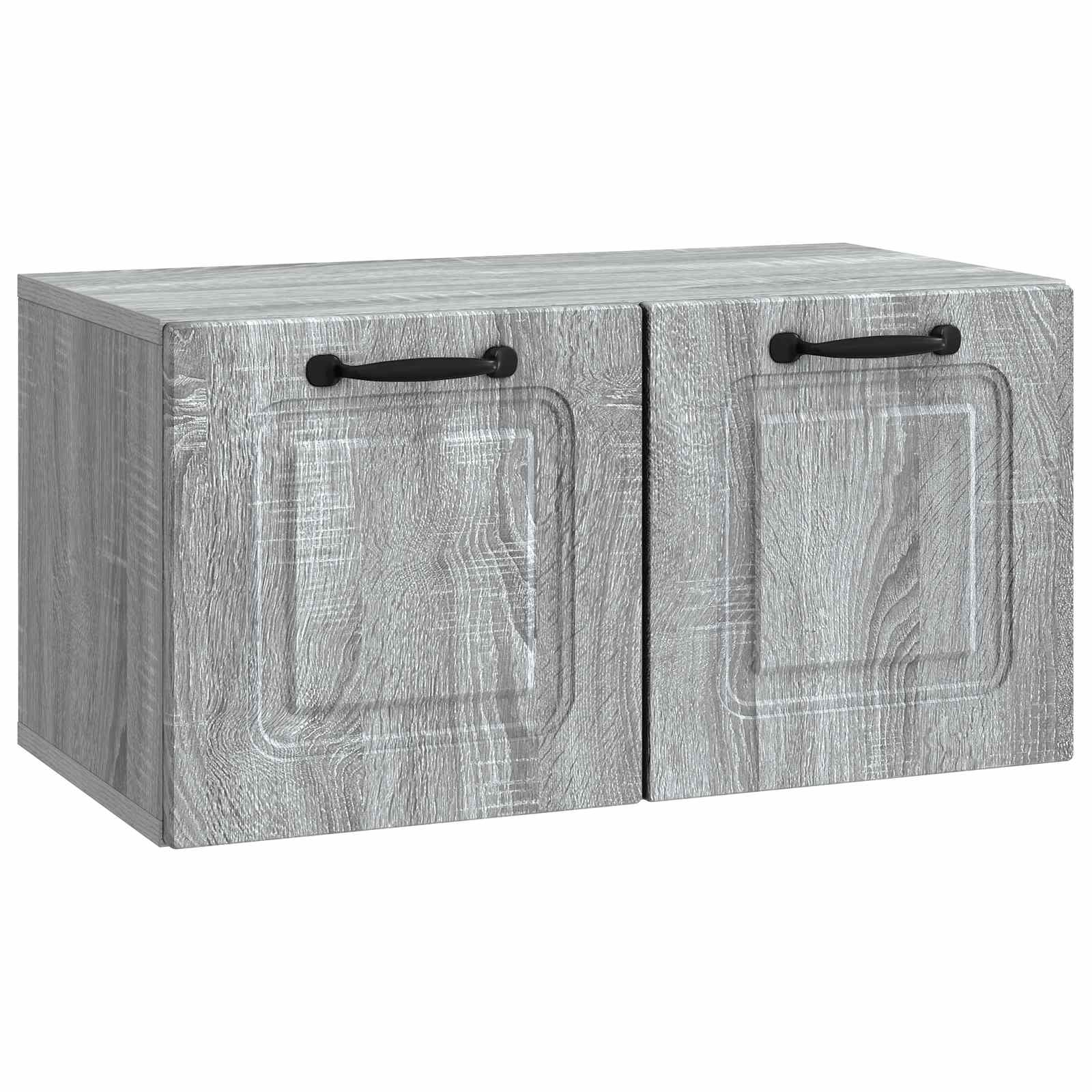 Meuble TV mural Sonoma gris 59,5 x 31 x 30 cm Bois d'ingénierie - XIOS