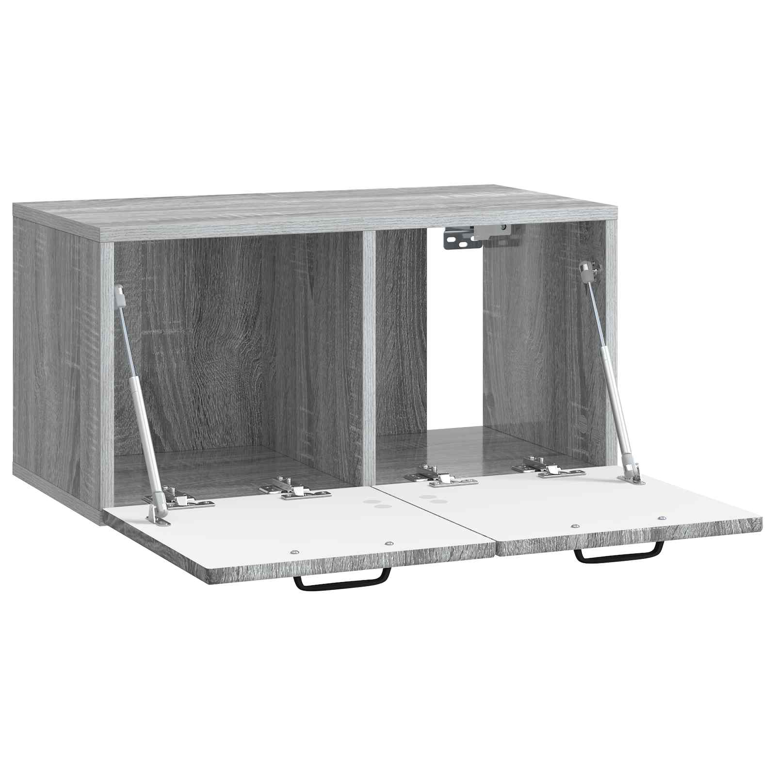 Meuble TV mural Sonoma gris 59,5 x 31 x 30 cm Bois d'ingénierie - XIOS