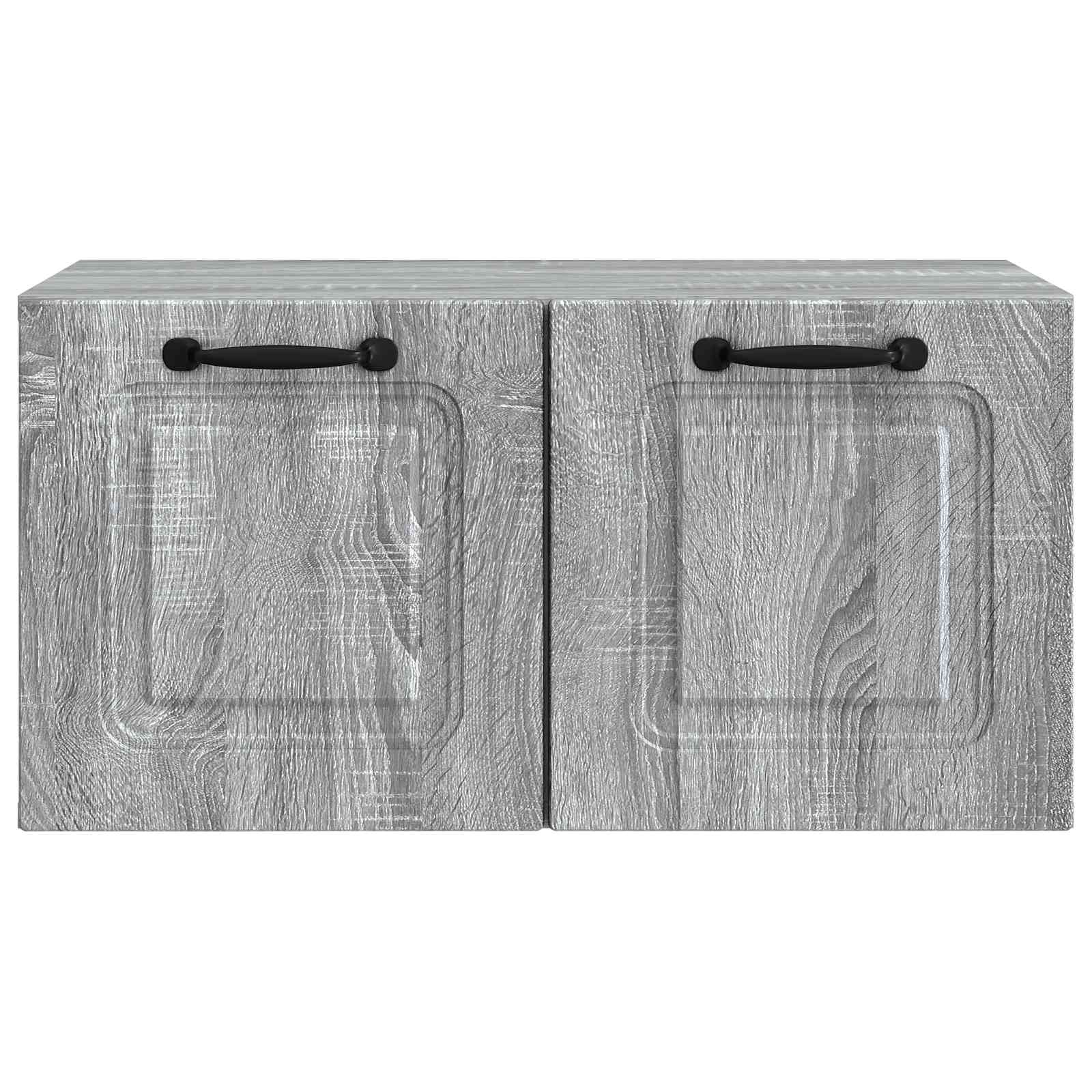 Meuble TV mural Sonoma gris 59,5 x 31 x 30 cm Bois d'ingénierie - XIOS