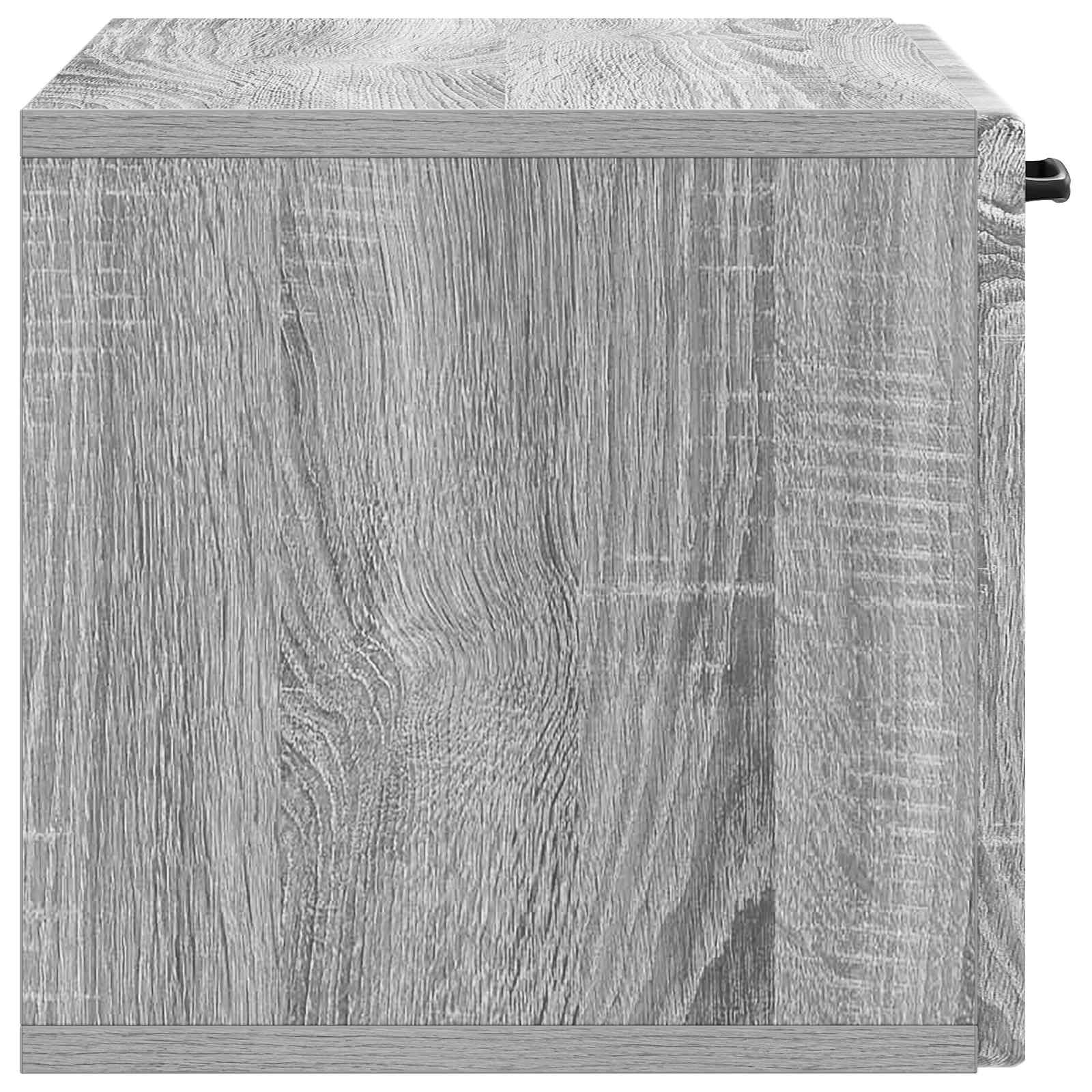 Meuble TV mural Sonoma gris 59,5 x 31 x 30 cm Bois d'ingénierie - XIOS