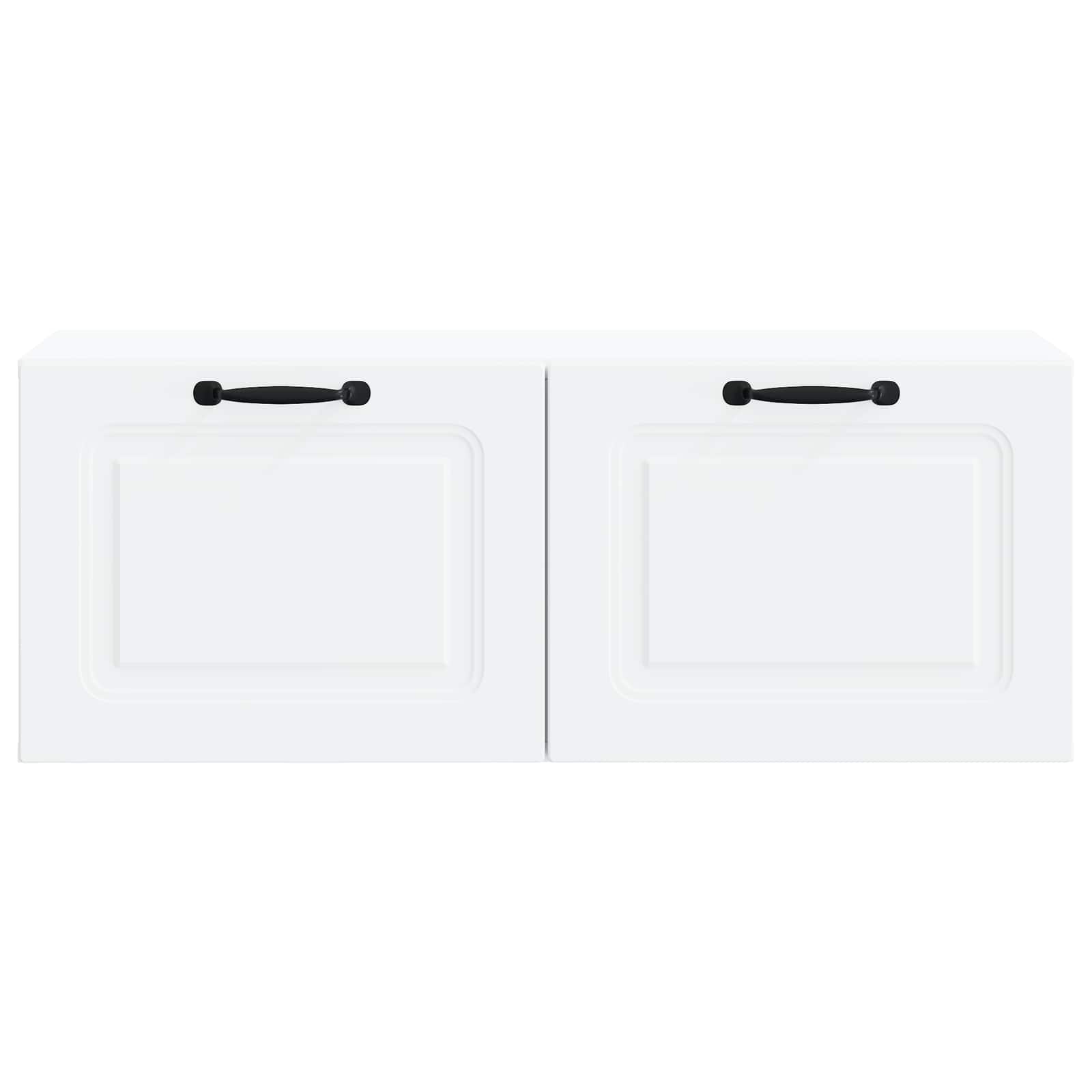 Meuble TV mural Blanc 78,5 x 31 x 30 cm Bois d'ingénierie - XIOS