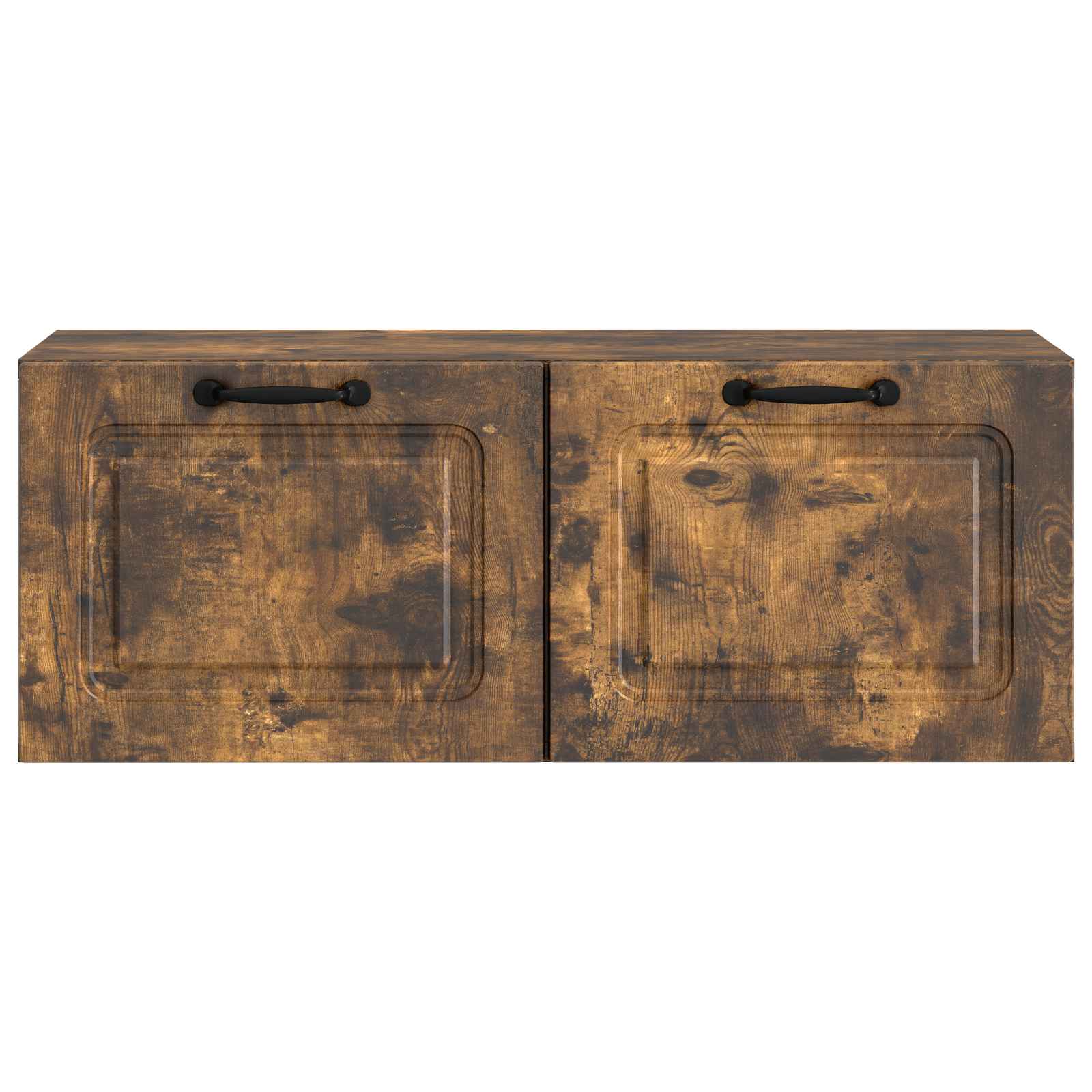 Meuble TV mural Chêne fumé 78,5 x 31 x 30 cm Bois d'ingénierie - XIOS