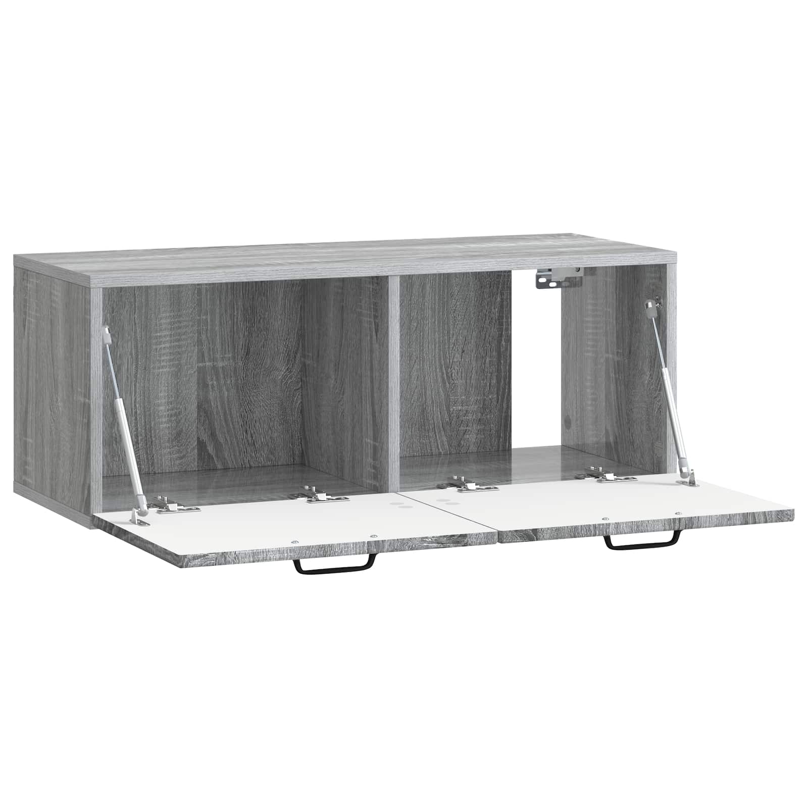 Meuble TV mural Sonoma gris 78,5 x 31 x 30 cm Bois d'ingénierie - XIOS