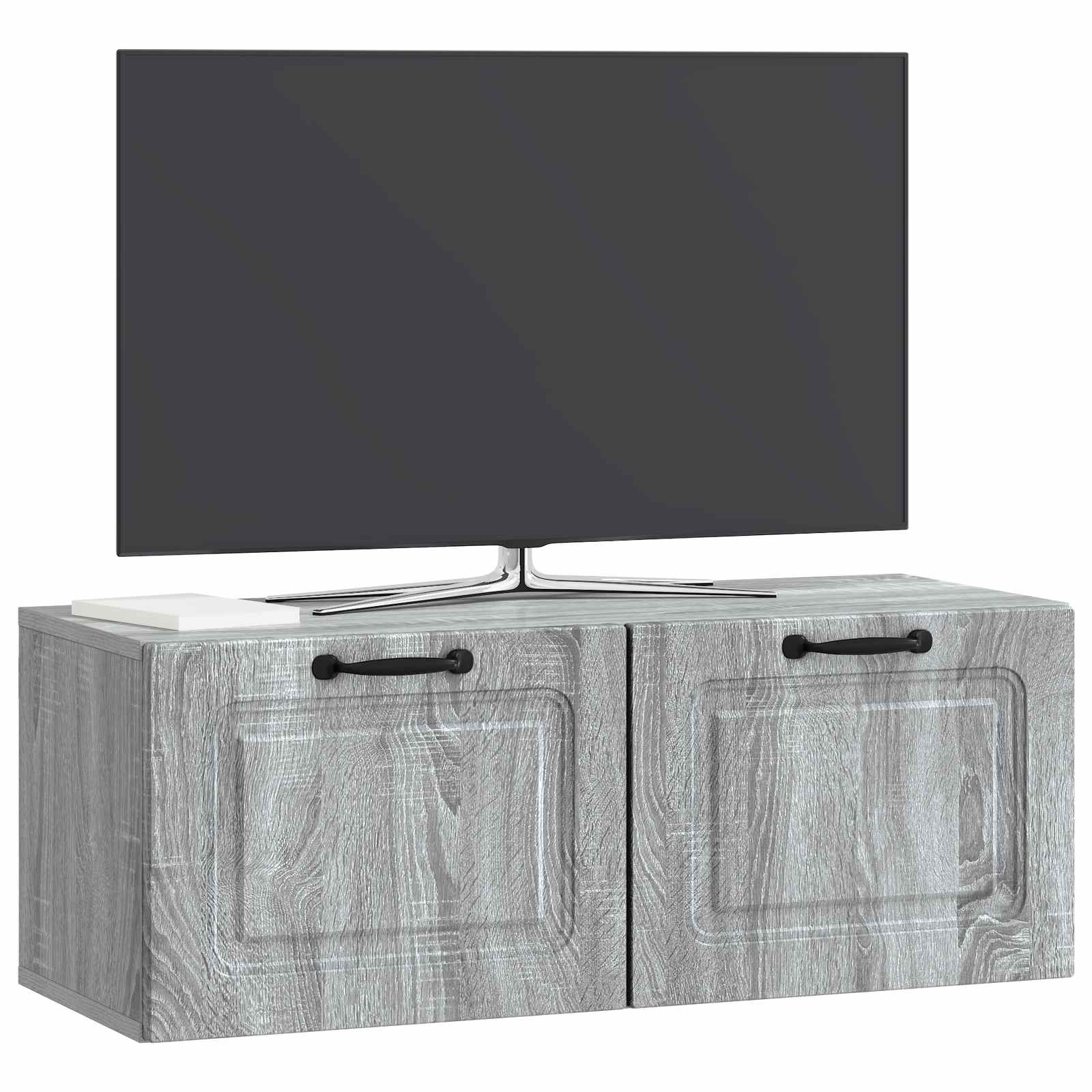 Meuble TV mural Sonoma gris 78,5 x 31 x 30 cm Bois d'ingénierie - XIOS