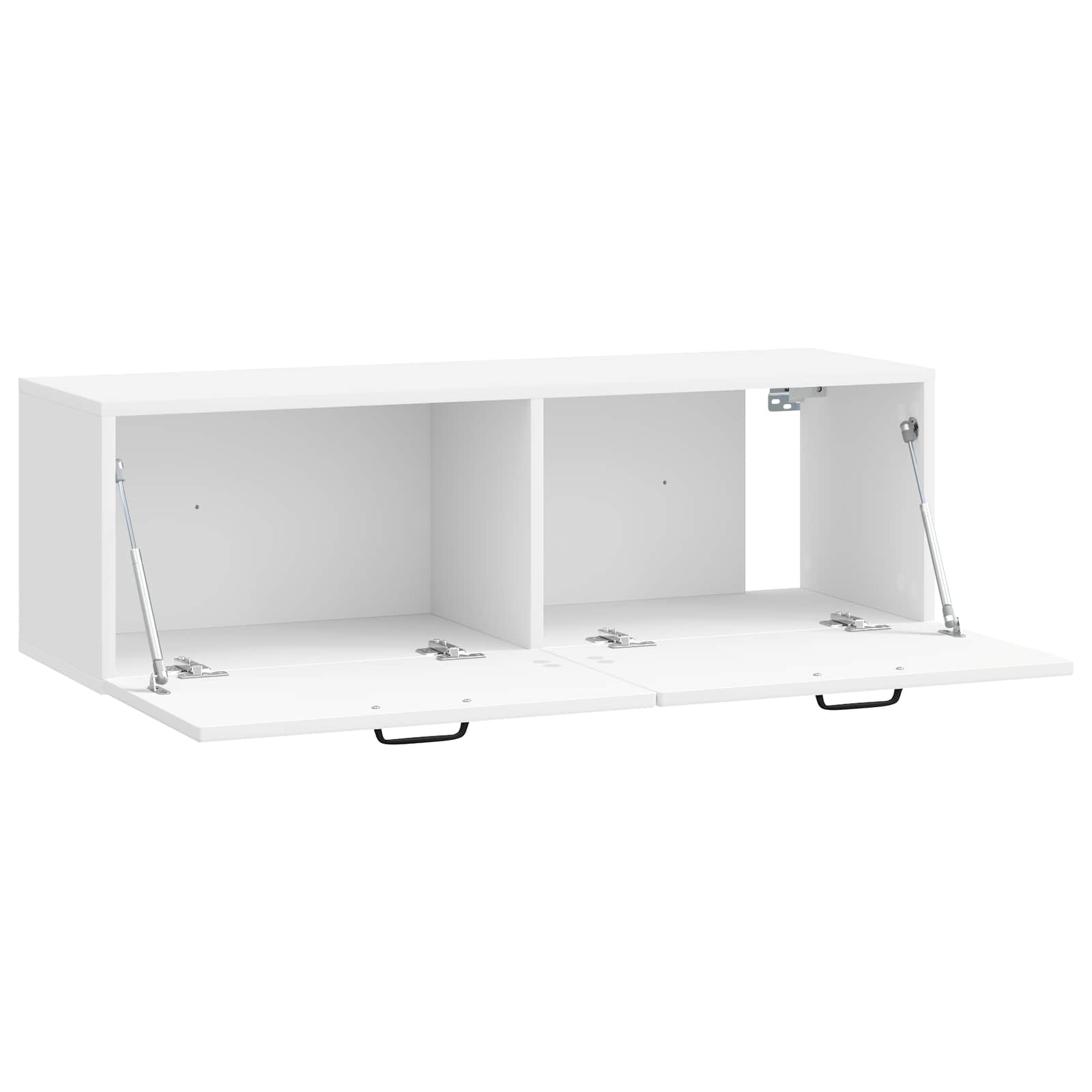 Meuble TV mural Montage mural Blanc brillant 98 x 31 x 30 cm - XIOS