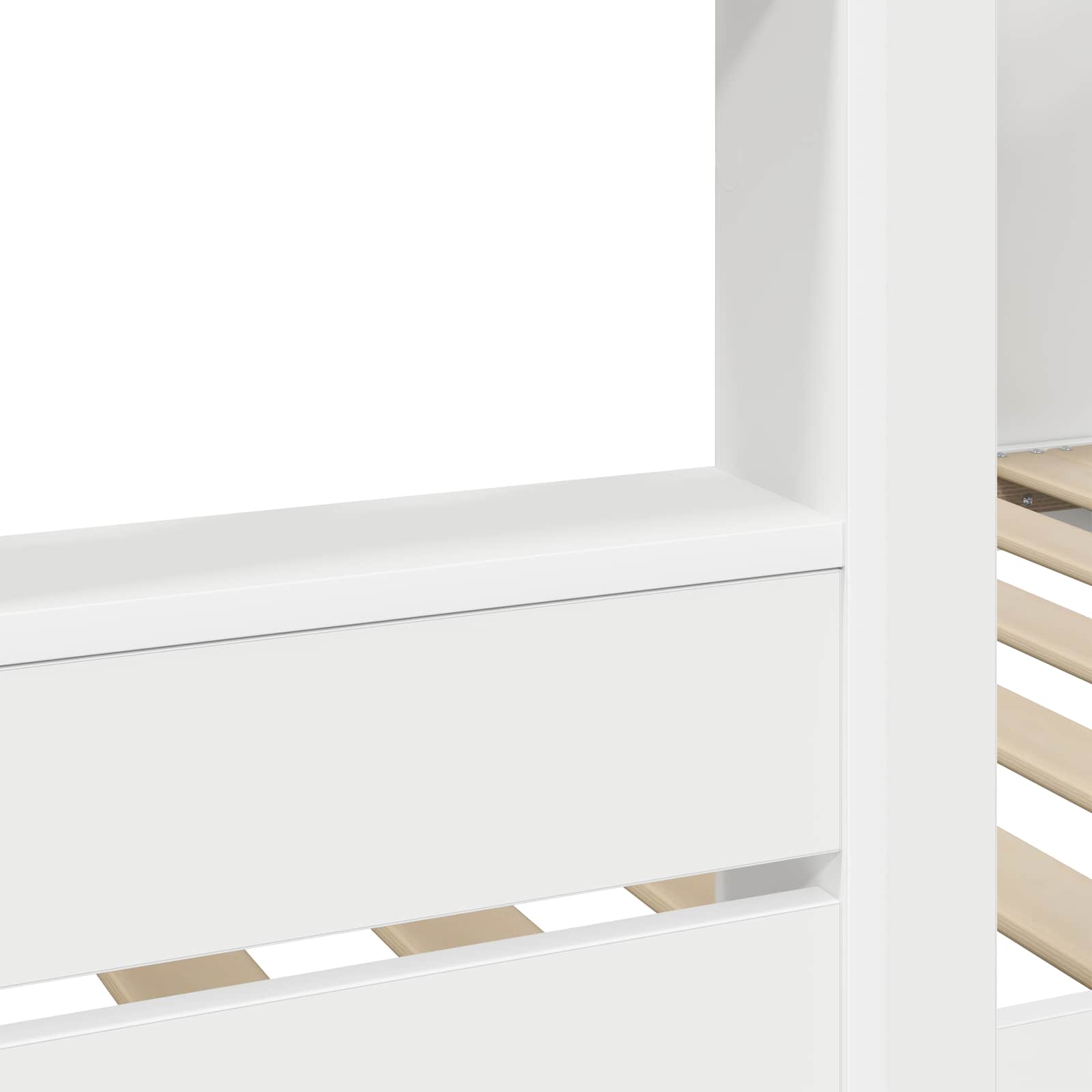 Lit Superposé pour Enfants Blanc 75 x 190 cm Bois d'ingénierie - XIOS