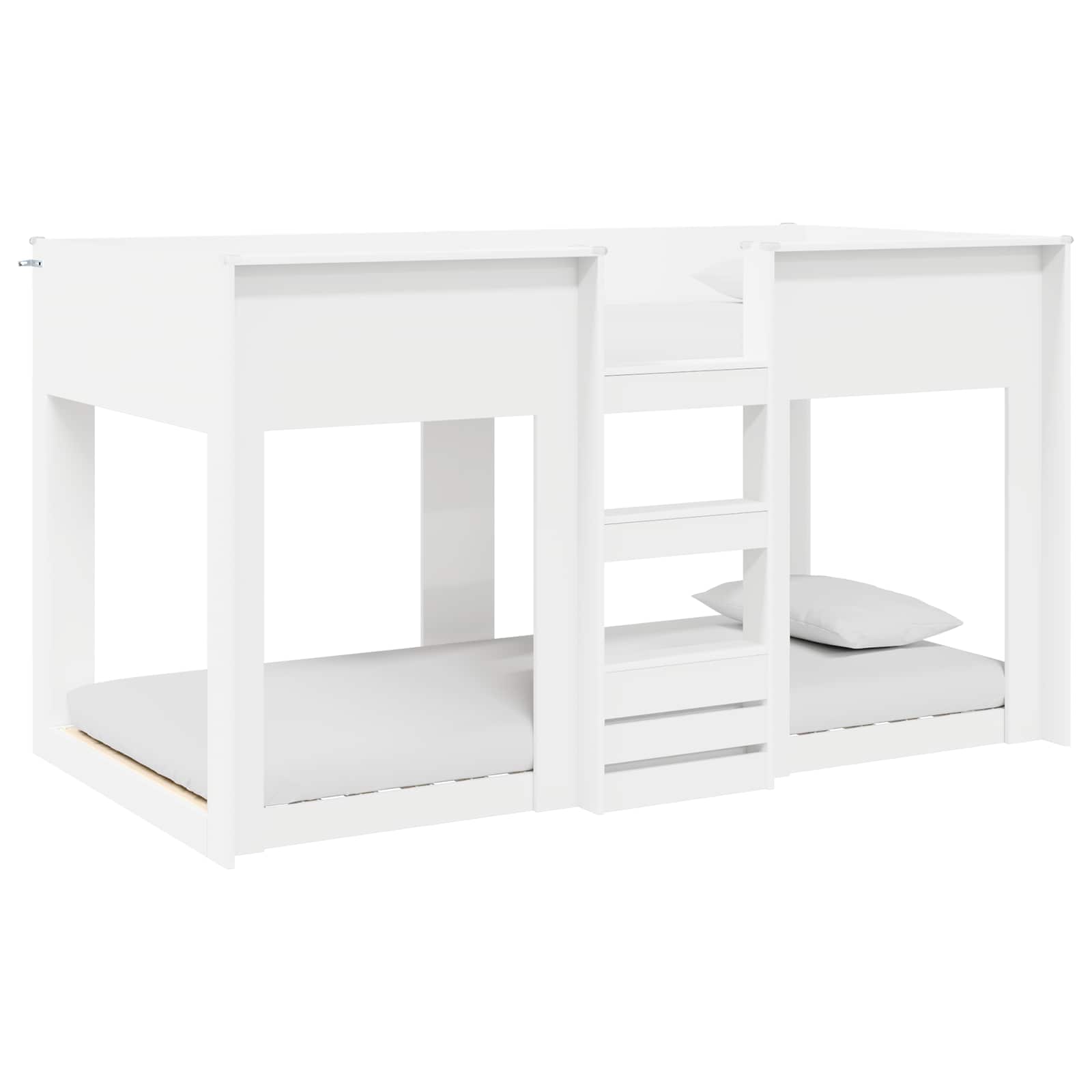 Lit Superposé pour Enfants Blanc 75 x 190 cm Bois d'ingénierie - XIOS