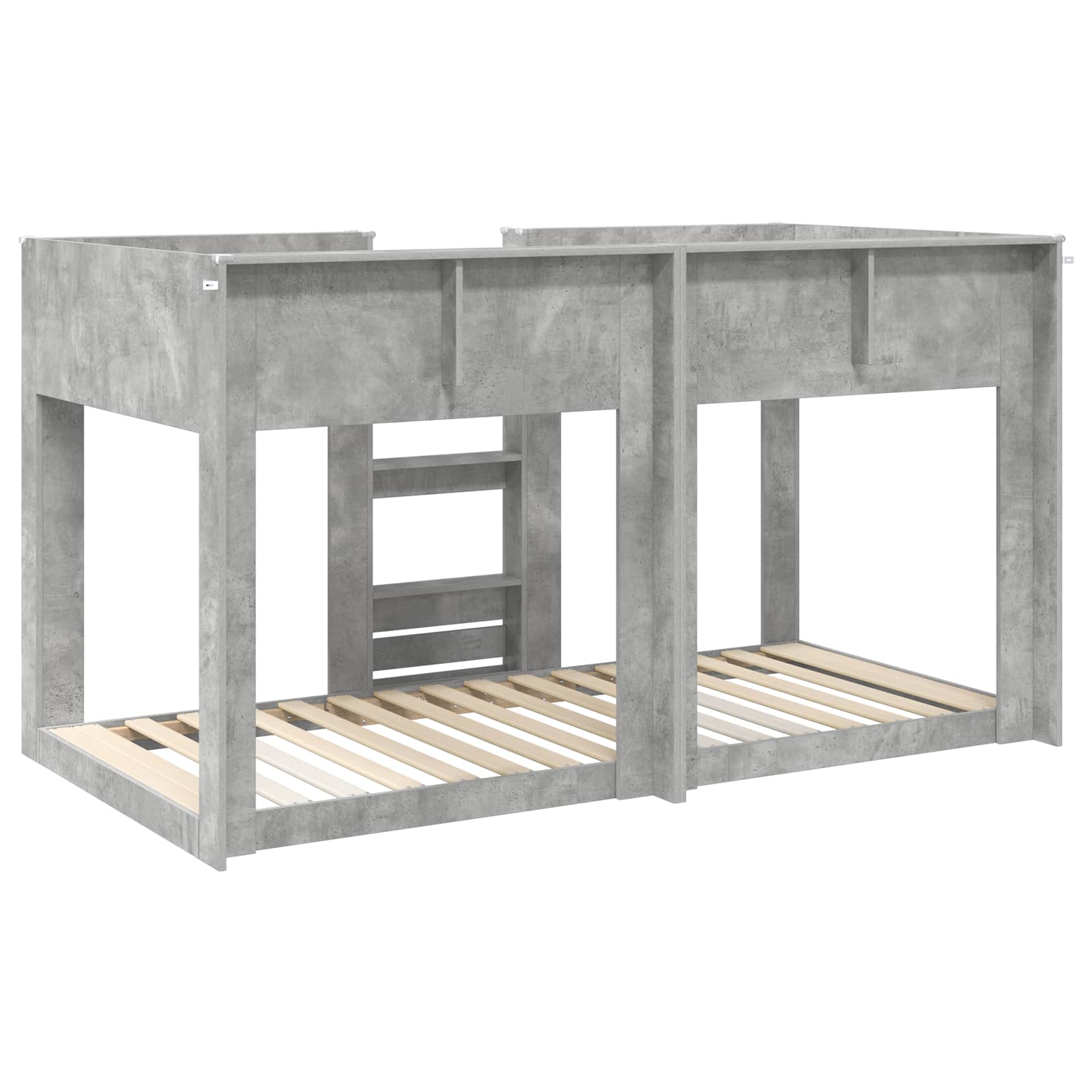 Lit Superposé pour Enfants Gris béton 90 x 190 cm - XIOS