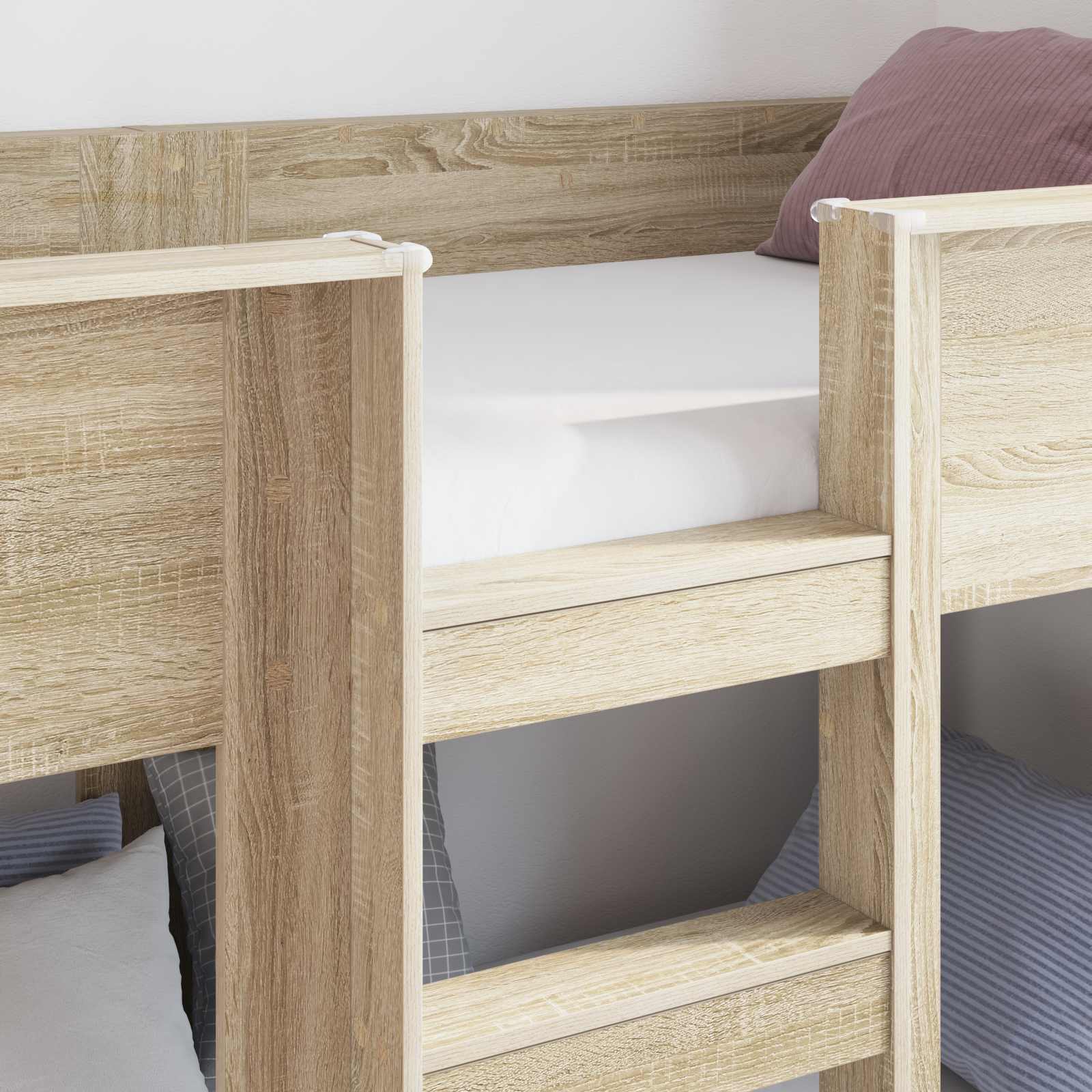 Lit Superposé pour Enfants Chêne Sonoma 80 x 200 cm - XIOS