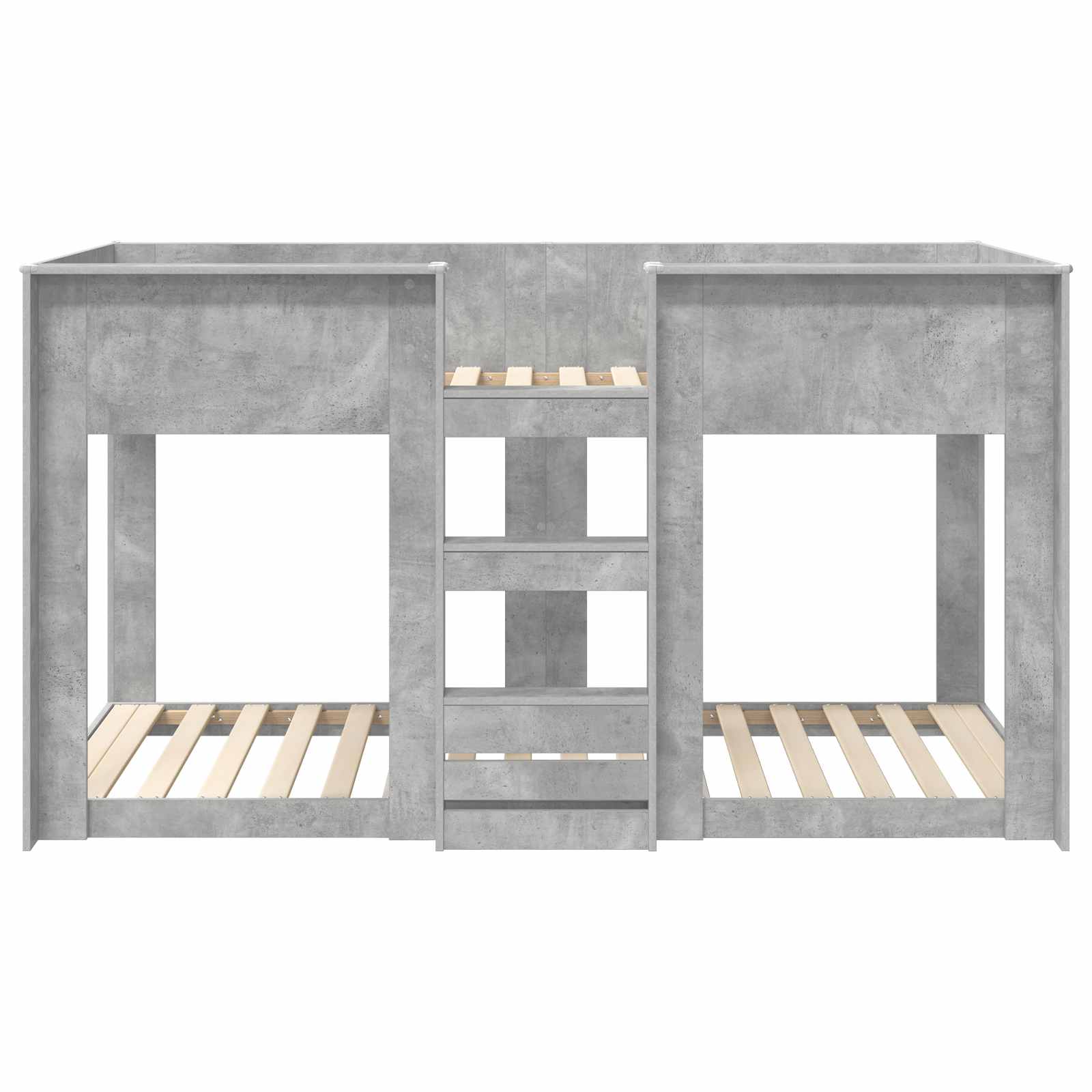 Lit Superposé pour Enfants Gris béton 80 x 200 cm - XIOS