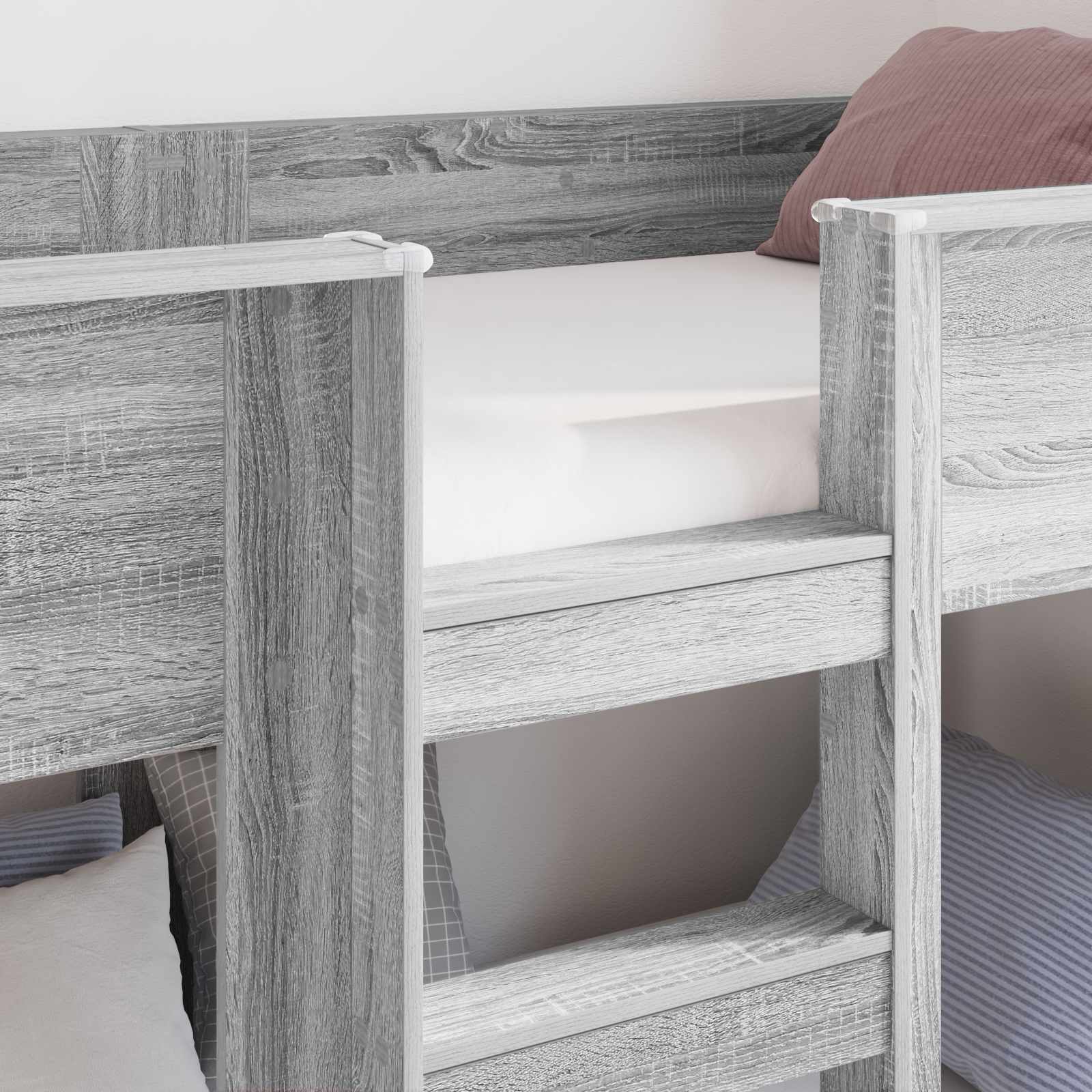 Lit Superposé pour Enfants Gris Sonoma 80 x 200 cm - XIOS