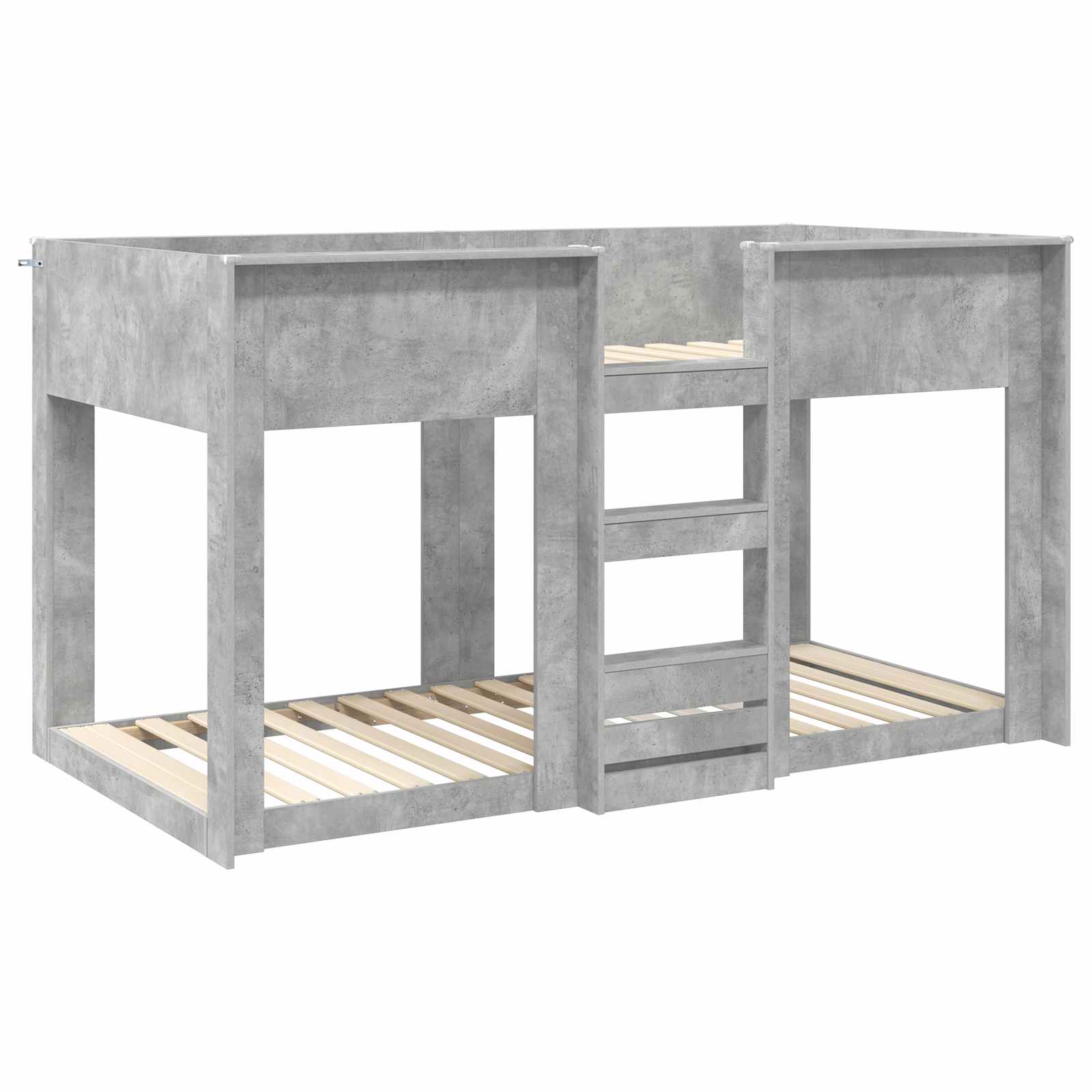 Lit Superposé pour Enfants Gris béton 90 x 200 cm - XIOS