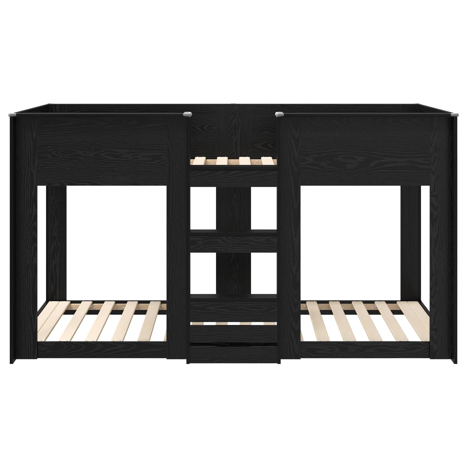 Lit Superposé pour Enfants Chêne noir 100 x 200 cm - XIOS