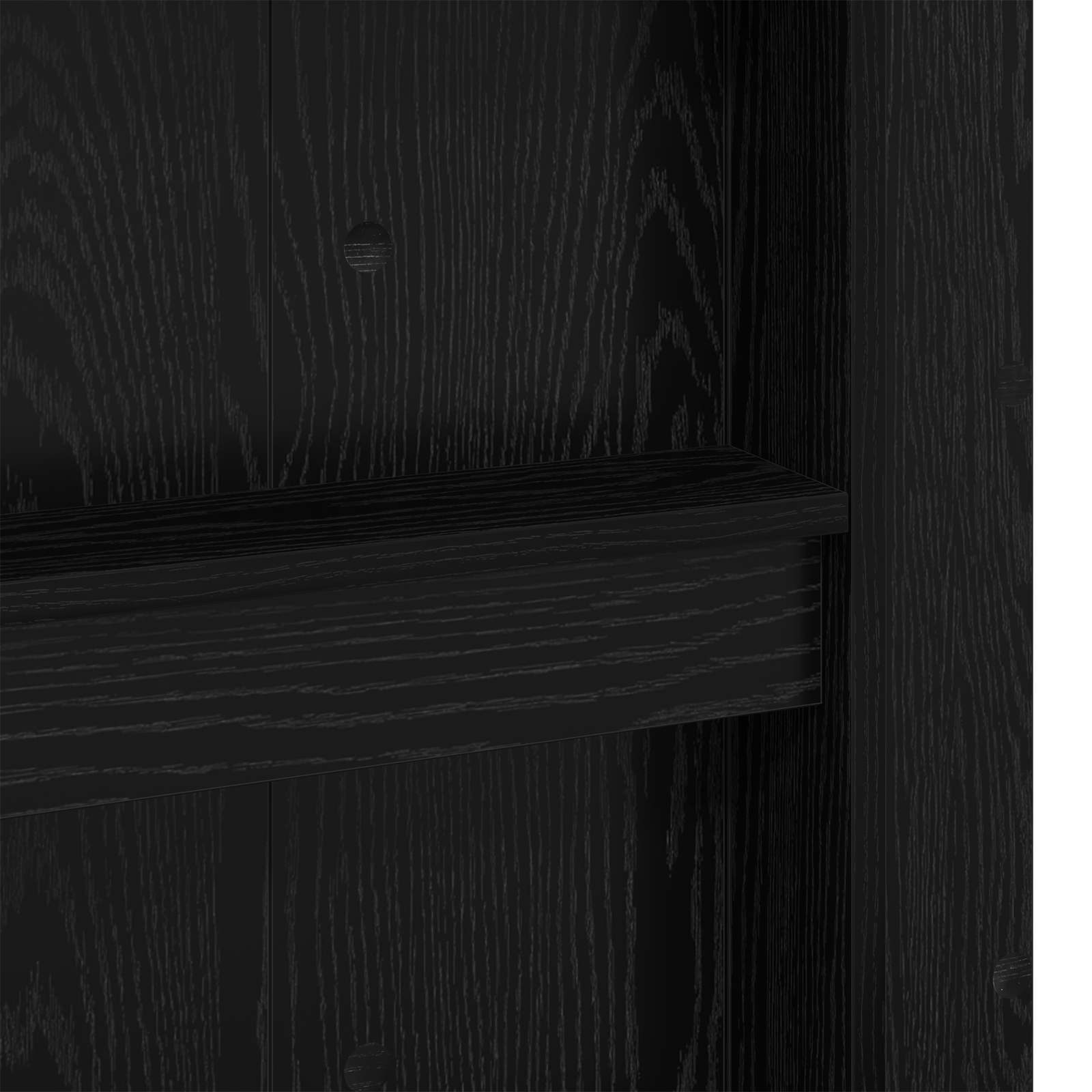 Cadre de lit superposé avec bureau Chêne noir 90 x 190 cm - XIOS