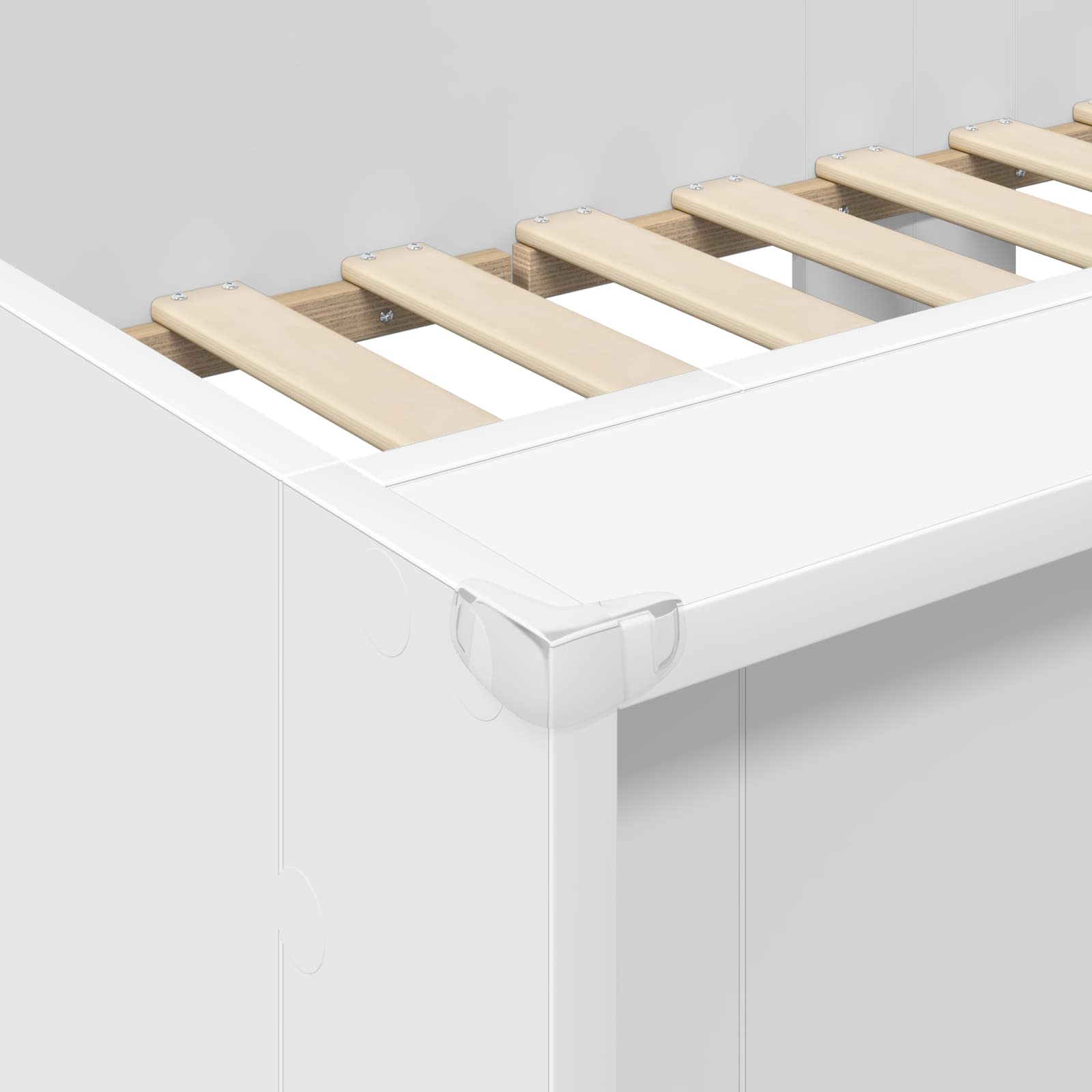 Lit Superposé pour Enfants Blanc 75 x 190 cm Bois d'ingénierie - XIOS
