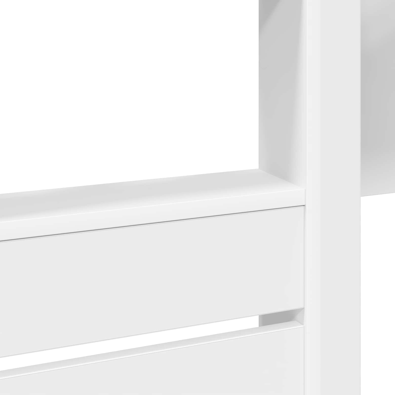 Lit Superposé pour Enfants Blanc 75 x 190 cm Bois d'ingénierie - XIOS