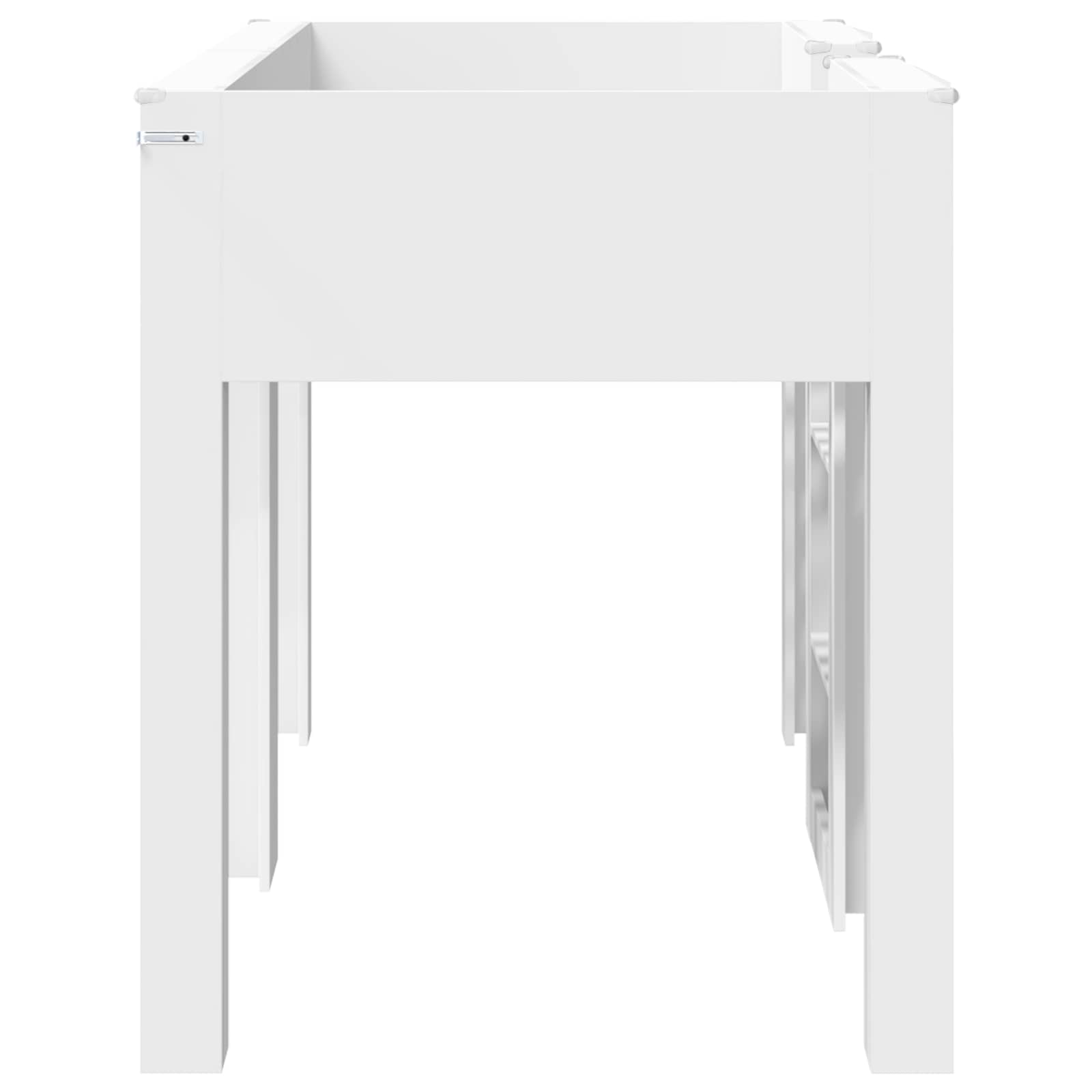 Lit Superposé pour Enfants Blanc 75 x 190 cm Bois d'ingénierie - XIOS