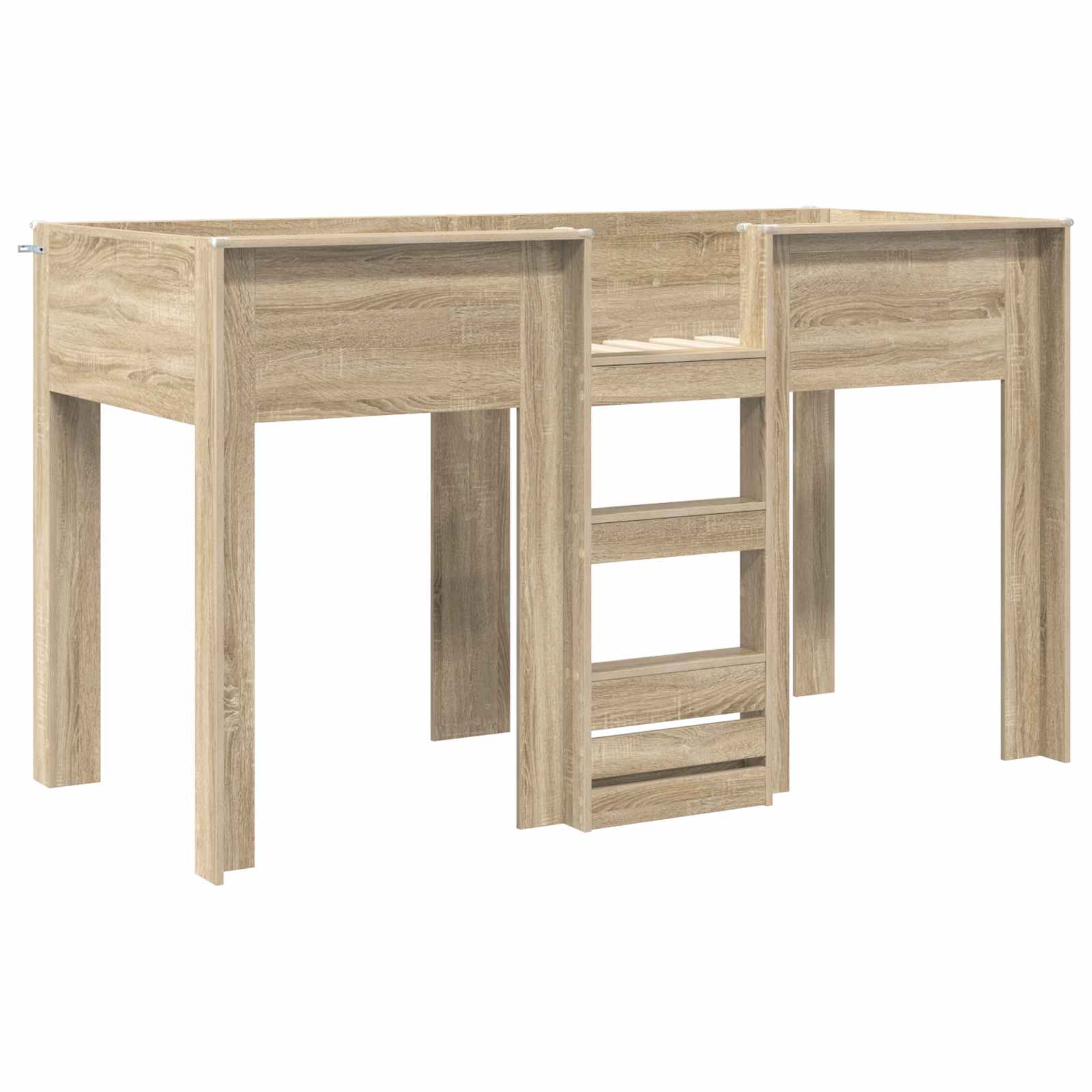 Lit Superposé pour Enfants Chêne Sonoma 75 x 190 cm - XIOS