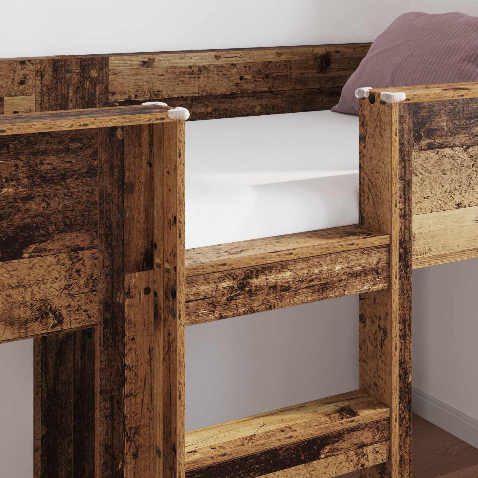 Lit Superposé pour Enfants Bois ancien 75 x 190 cm - XIOS