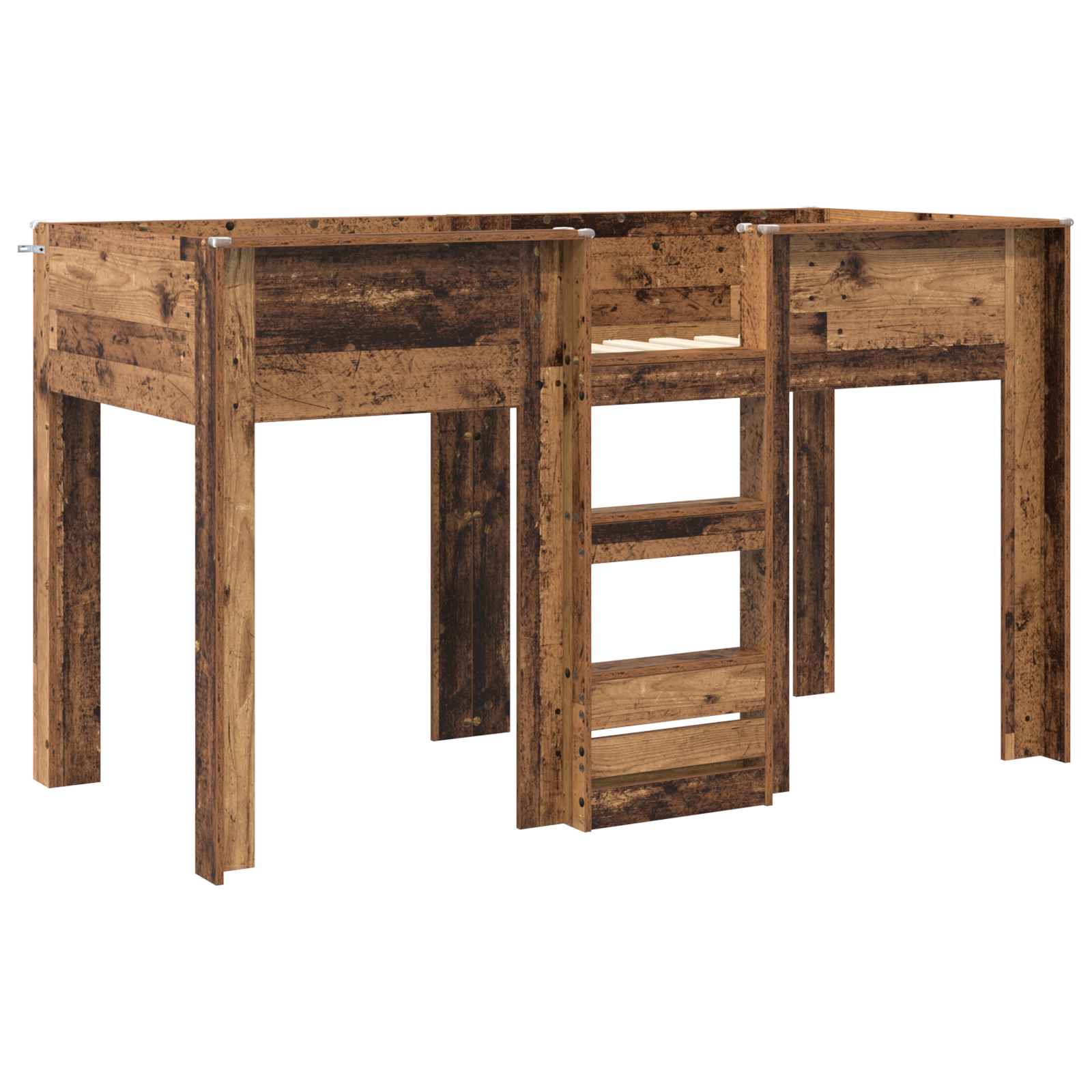 Lit Superposé pour Enfants Bois ancien 75 x 190 cm - XIOS