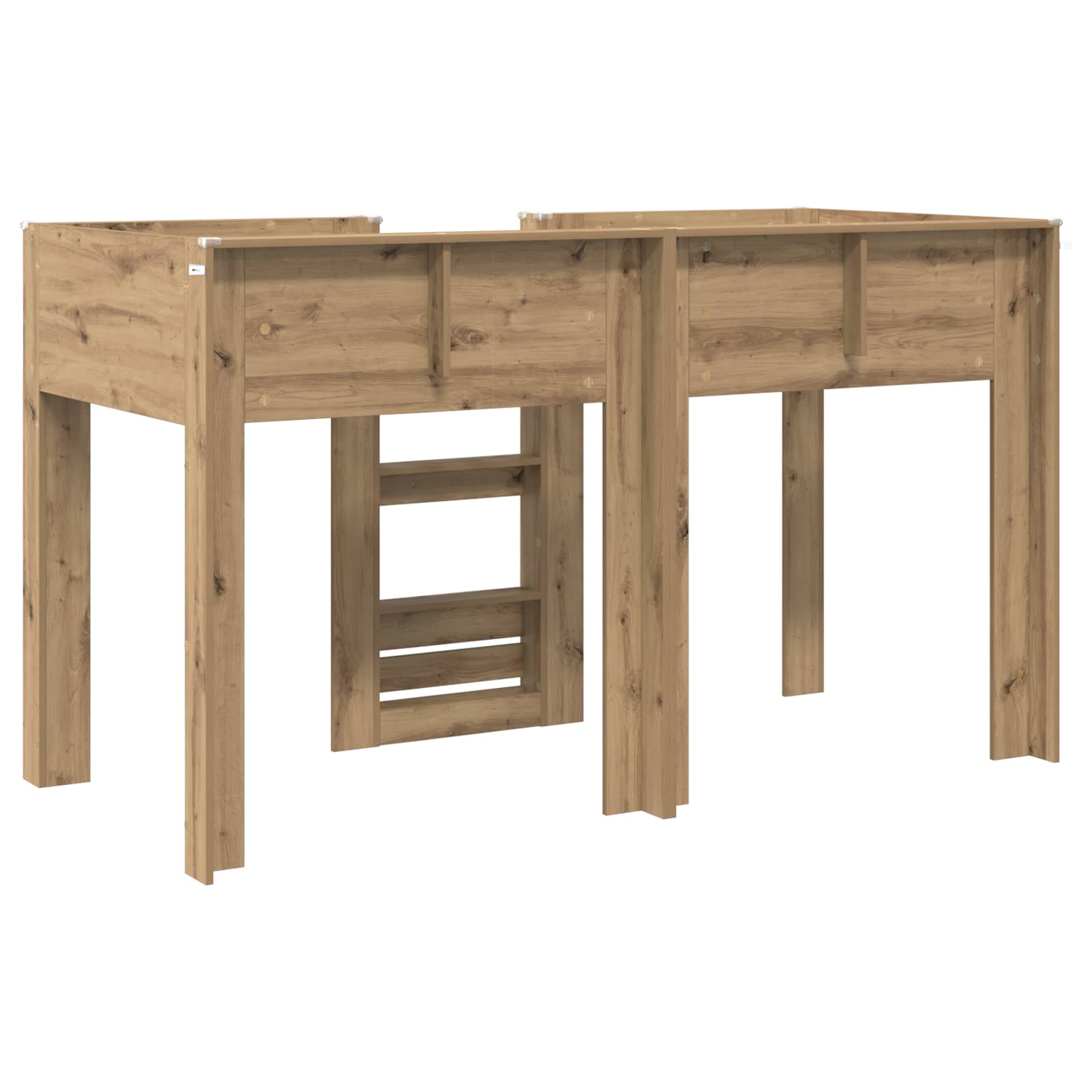 Lit Superposé pour Enfants Chêne artisanal 75 x 190 cm - XIOS