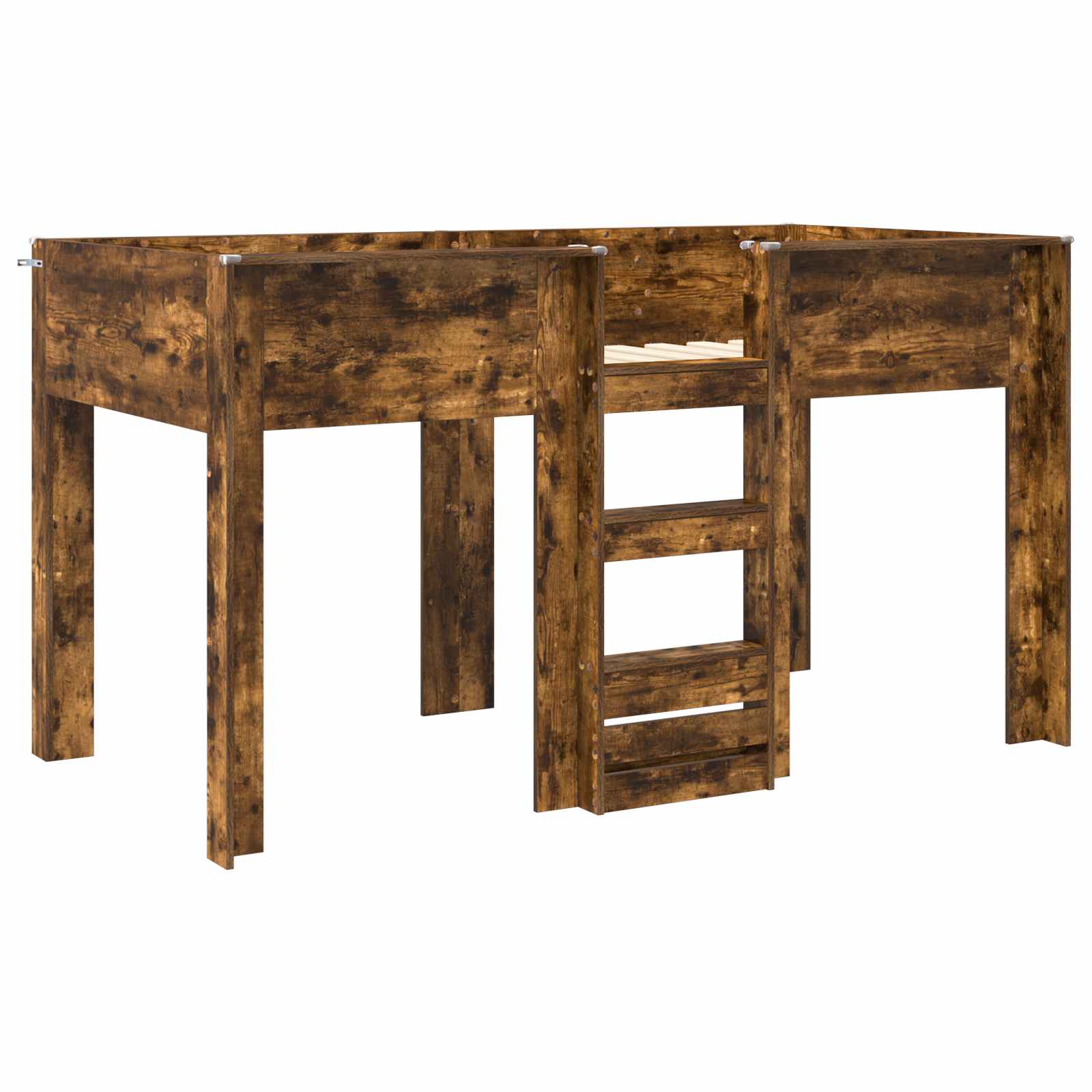 Lit Superposé pour Enfants Chêne fumé 90 x 190 cm - XIOS