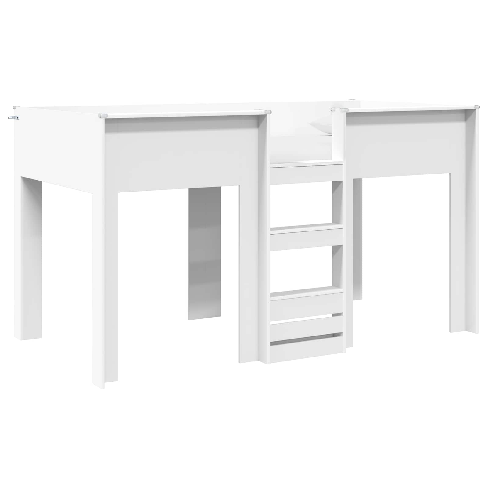 Lit Superposé pour Enfants Blanc 80 x 200 cm Bois d'ingénierie - XIOS