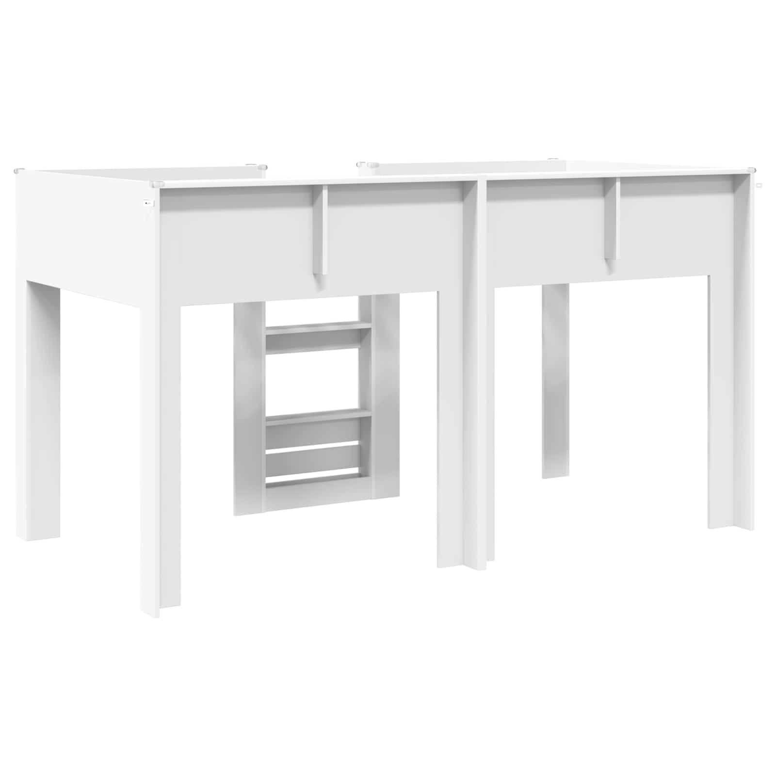 Lit Superposé pour Enfants Blanc 80 x 200 cm Bois d'ingénierie - XIOS