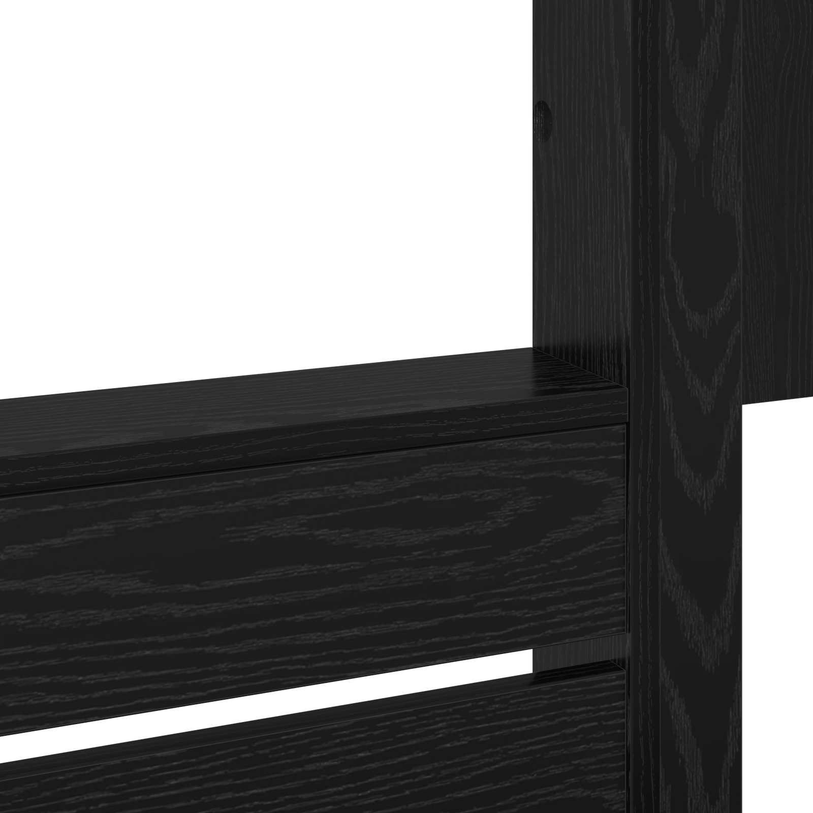 Lit Superposé pour Enfants Chêne noir 100 x 200 cm - XIOS