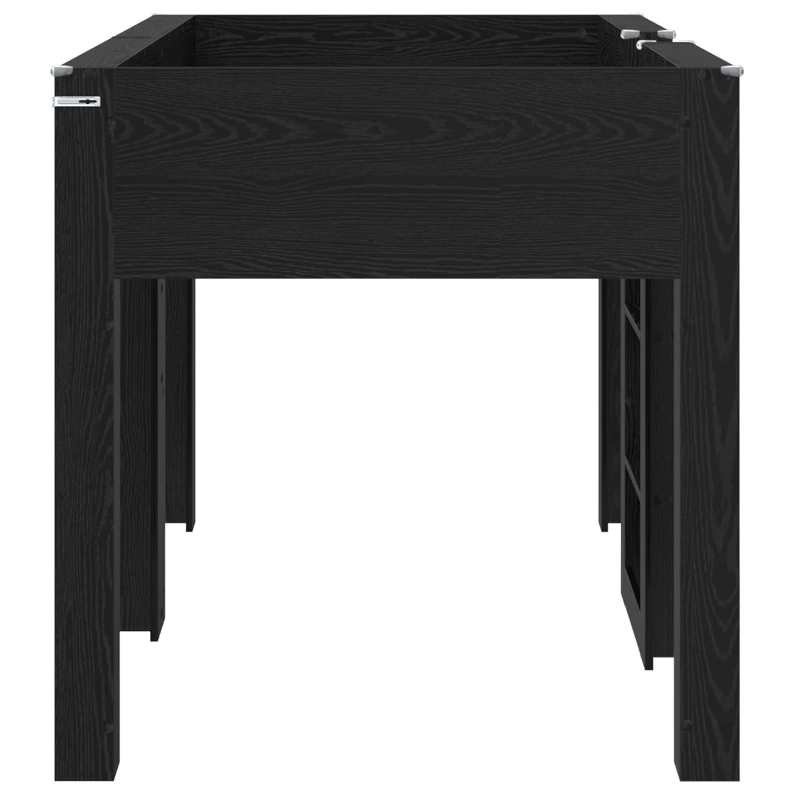 Lit Superposé pour Enfants Chêne noir 100 x 200 cm - XIOS