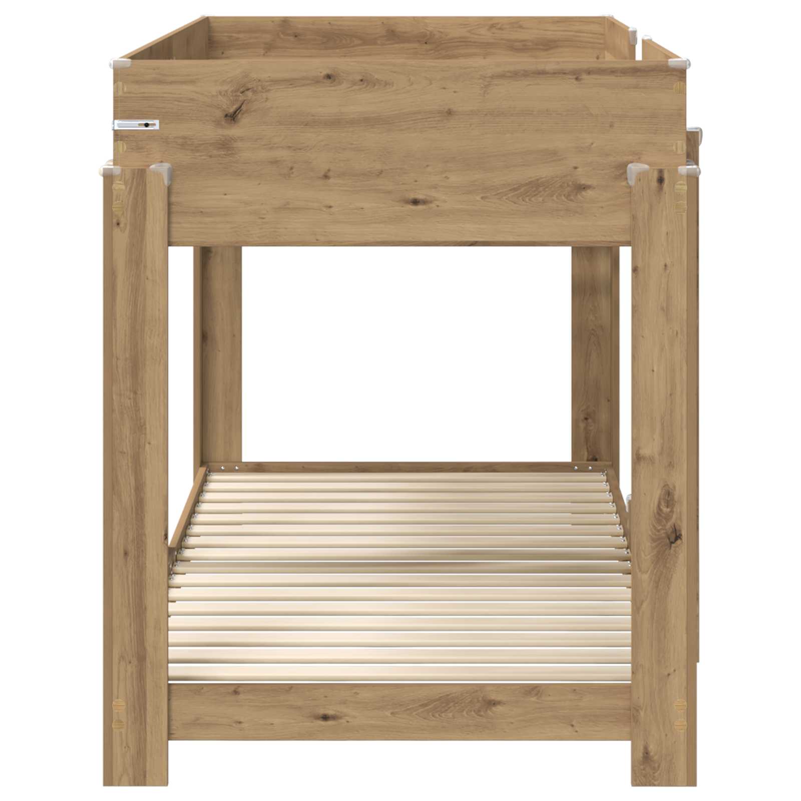 Lit Superposé pour Enfants Chêne artisanal 100 x 200 cm - XIOS