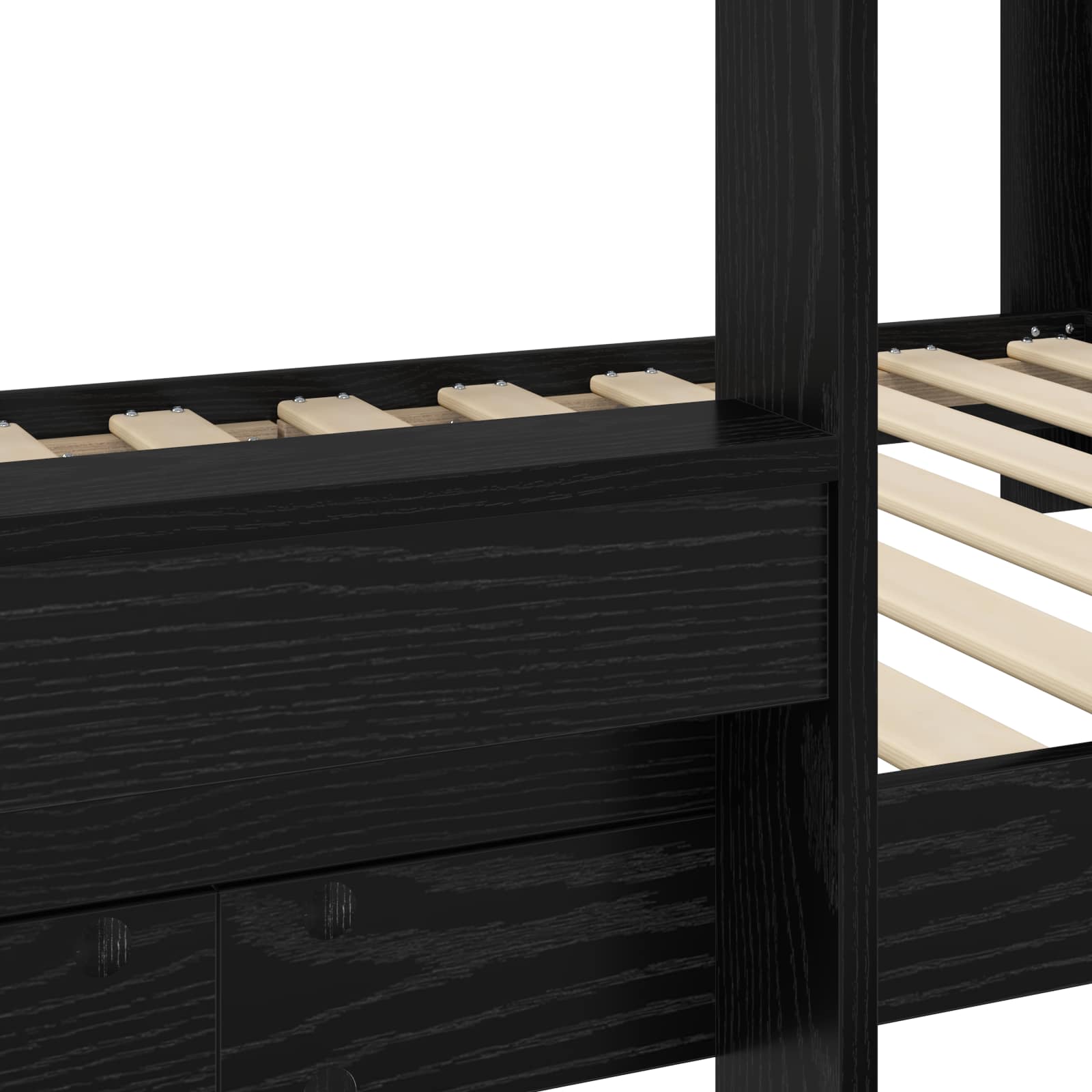 Lit Superposé pour Enfants Chêne noir 80 x 200 cm - XIOS