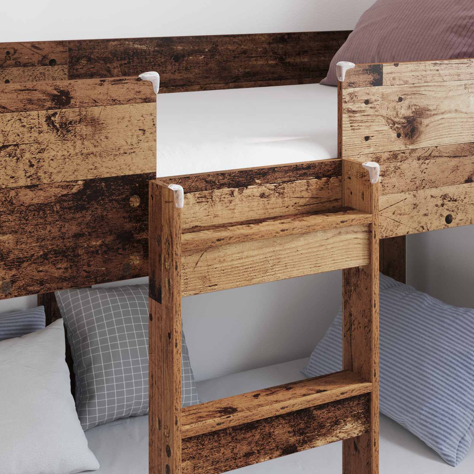 Lit Superposé pour Enfants Bois ancien 80 x 200 cm - XIOS