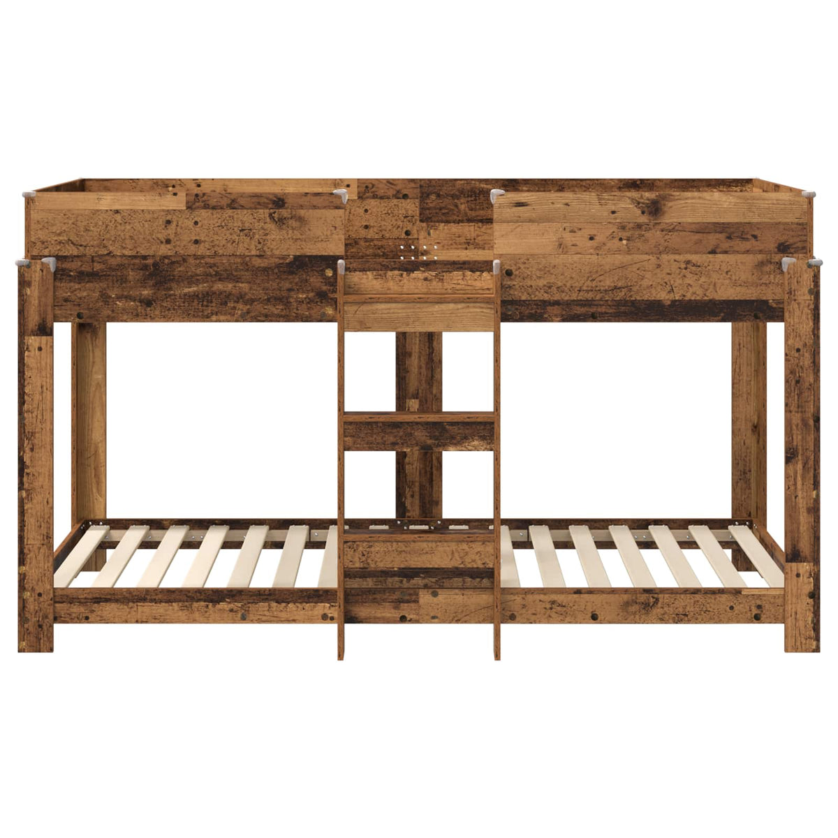 Lit Superposé pour Enfants Bois ancien 80 x 200 cm