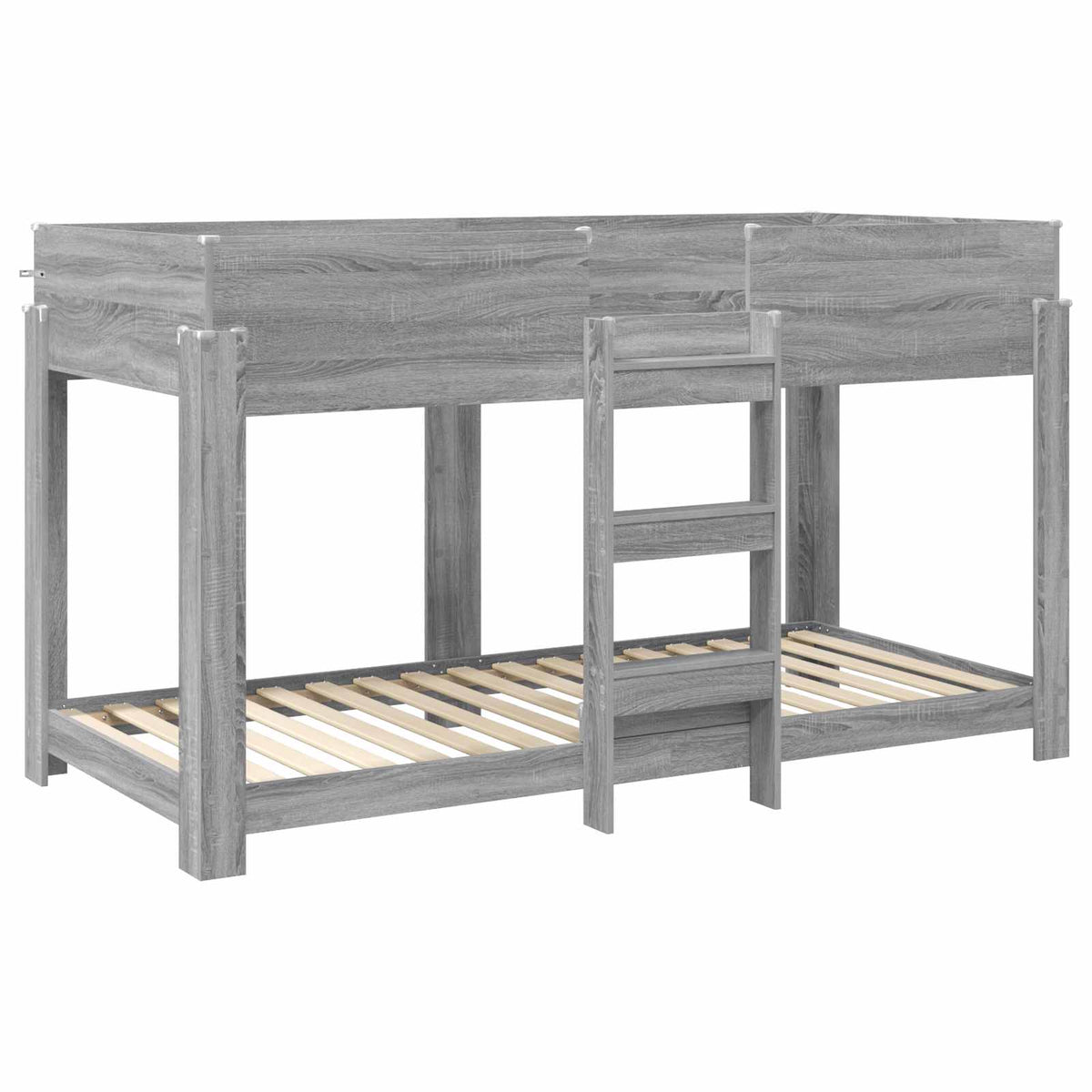 Lit Superposé pour Enfants Gris Sonoma 90 x 190 cm