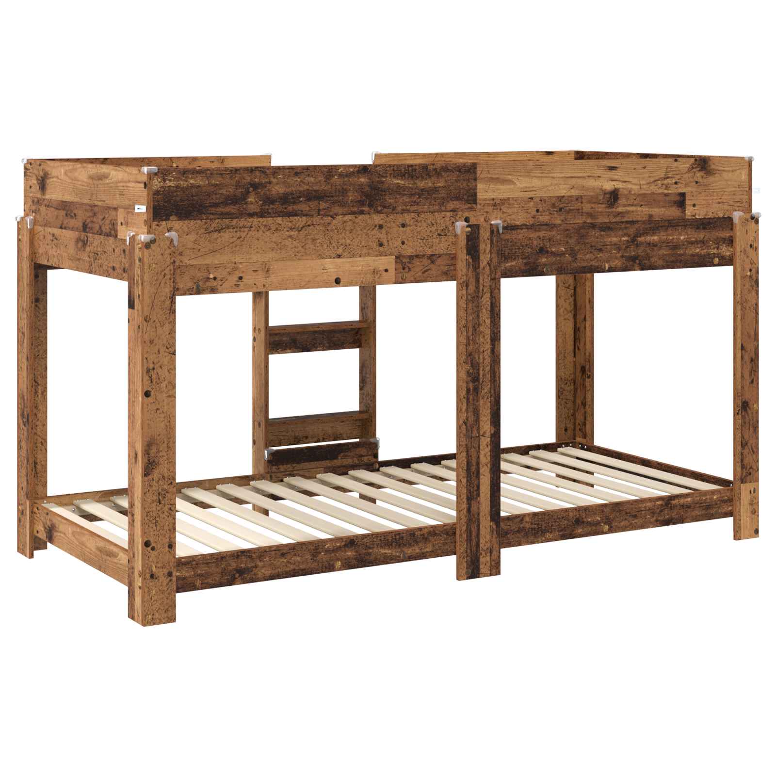 Lit Superposé pour Enfants Bois ancien 90 x 190 cm - XIOS