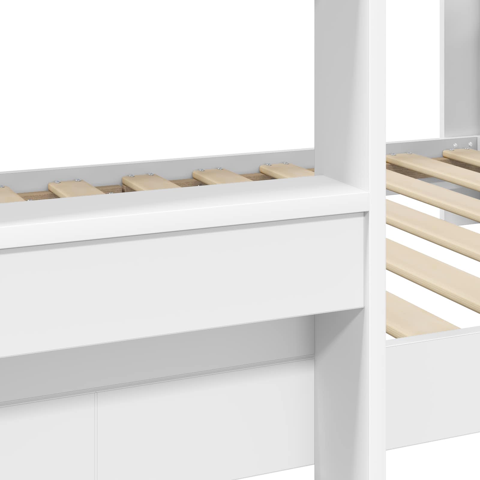 Lit Superposé pour Enfants Blanc 75 x 190 cm Bois d'ingénierie - XIOS