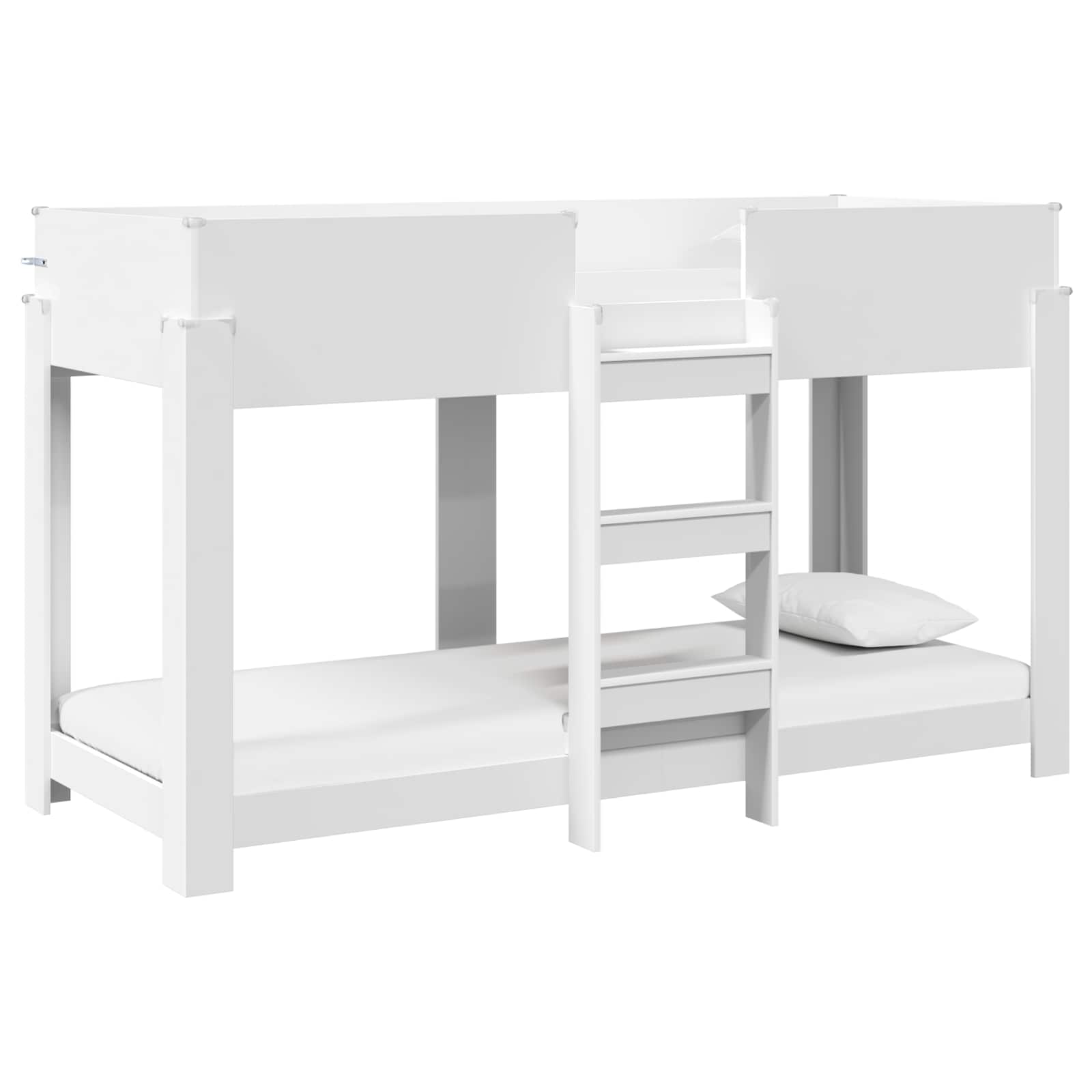 Lit Superposé pour Enfants Blanc 75 x 190 cm Bois d'ingénierie - XIOS