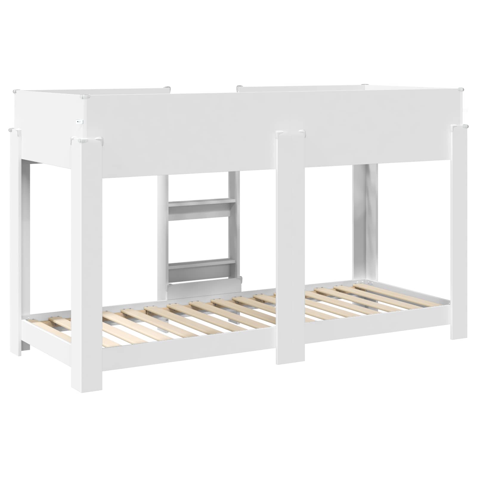 Lit Superposé pour Enfants Blanc 75 x 190 cm Bois d'ingénierie - XIOS