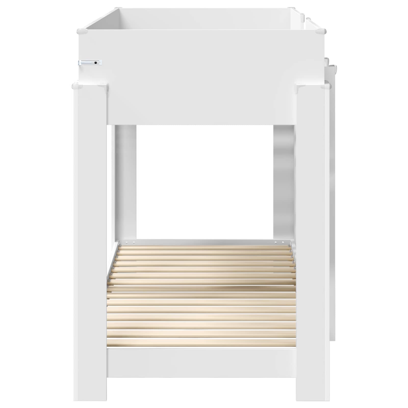 Lit Superposé pour Enfants Blanc 75 x 190 cm Bois d'ingénierie - XIOS