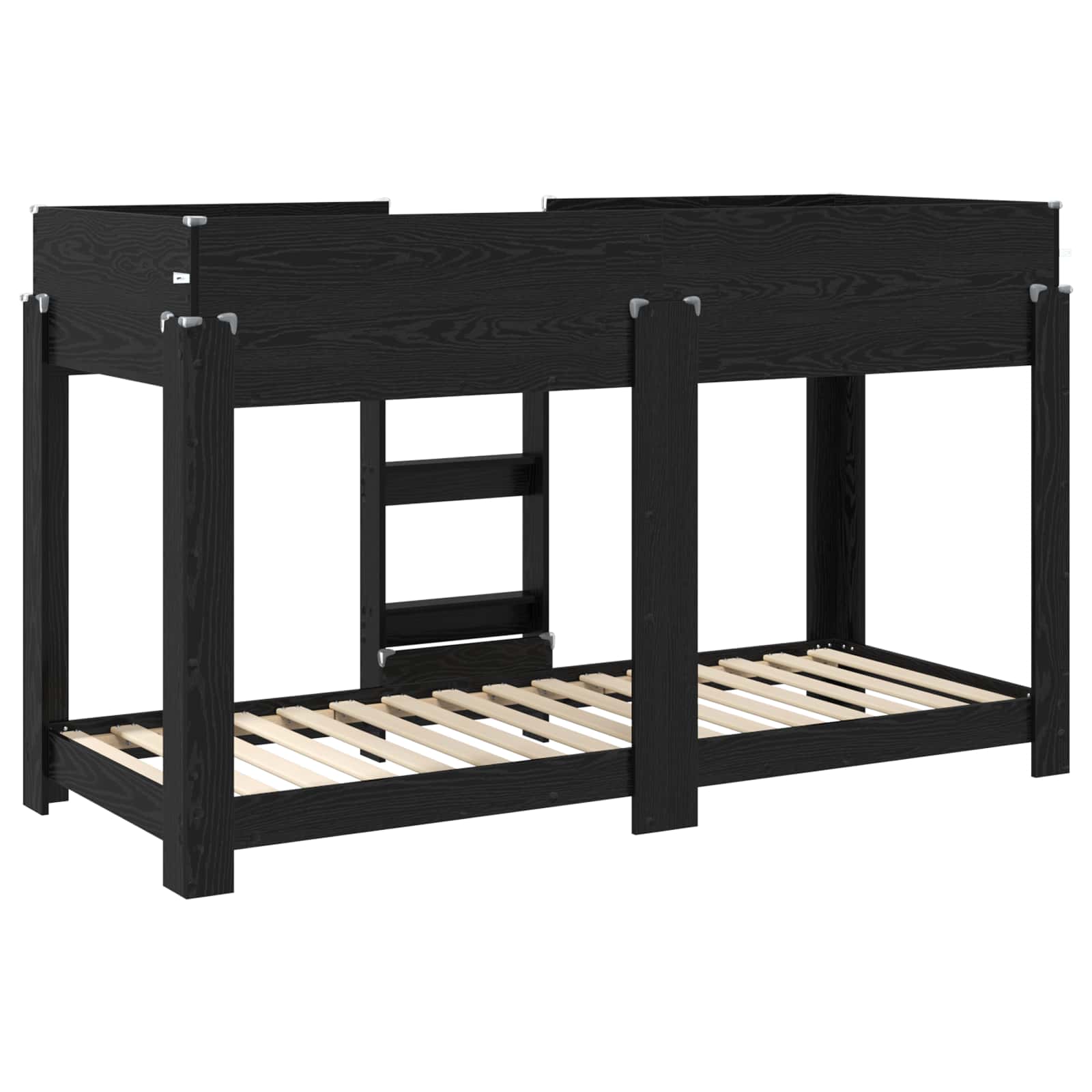 Lit Superposé pour Enfants Chêne noir 75 x 190 cm - XIOS