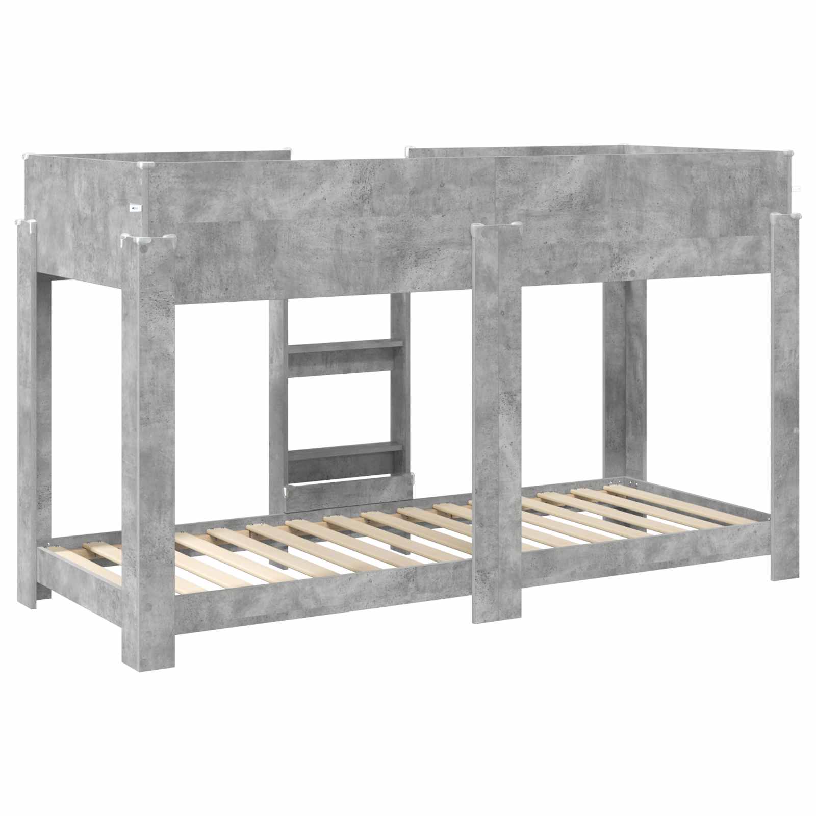 Lit Superposé pour Enfants Gris béton 75 x 190 cm - XIOS