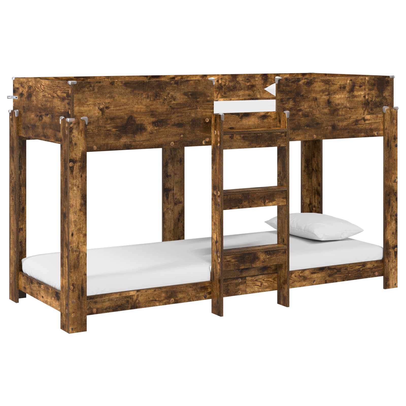Lit Superposé pour Enfants Chêne fumé 75 x 190 cm - XIOS