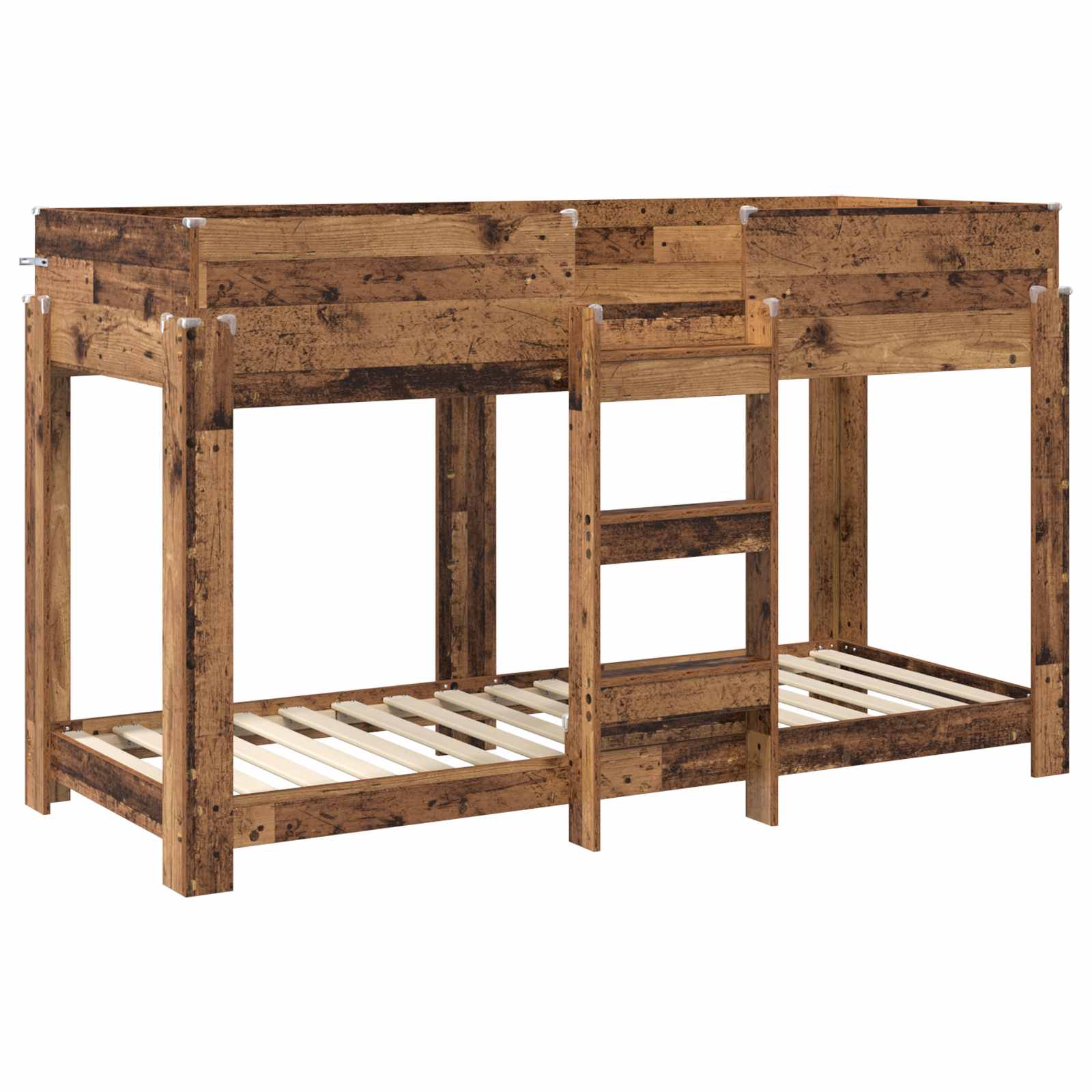 Lit Superposé pour Enfants Bois ancien 75 x 190 cm - XIOS