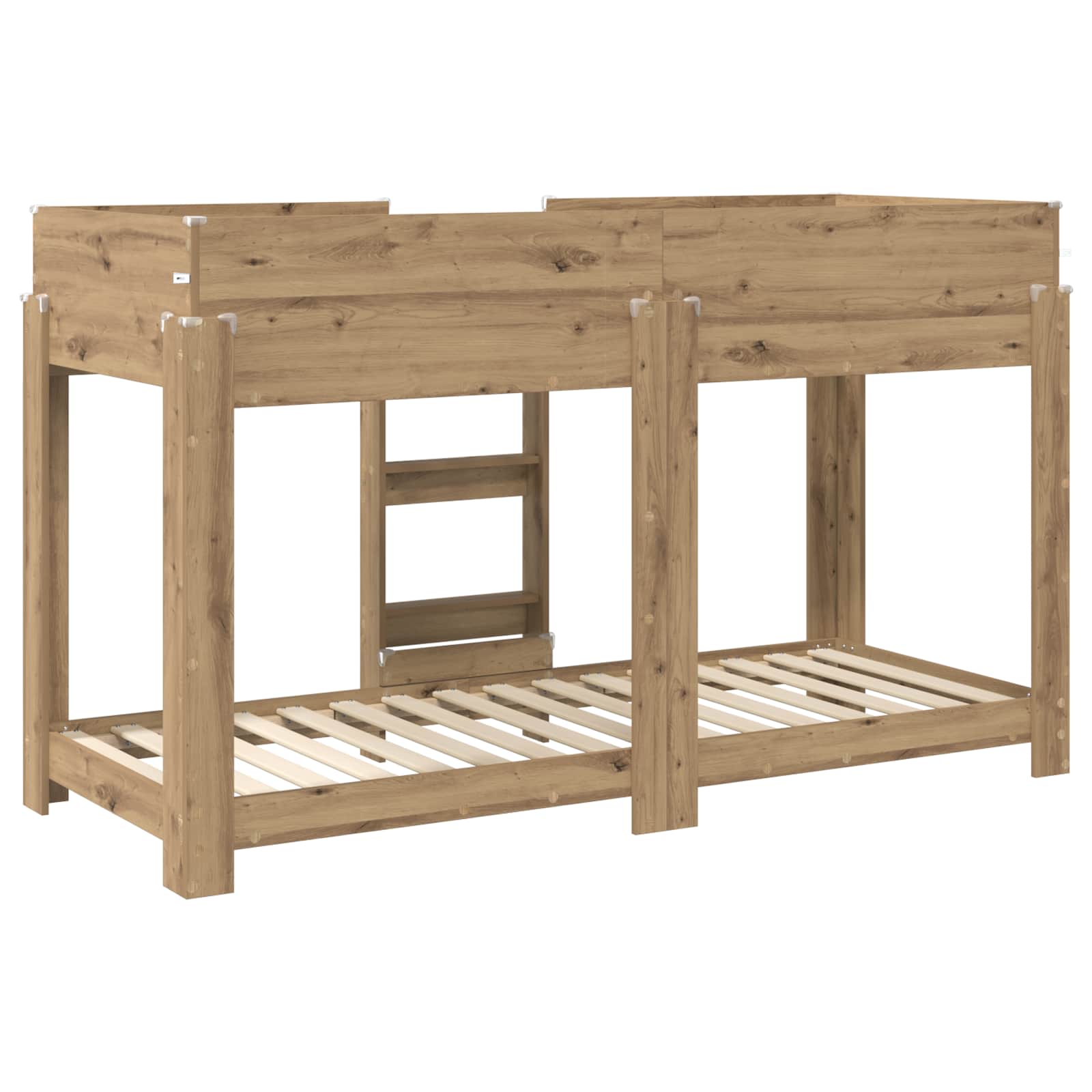 Lit Superposé pour Enfants Chêne artisanal 75 x 190 cm - XIOS