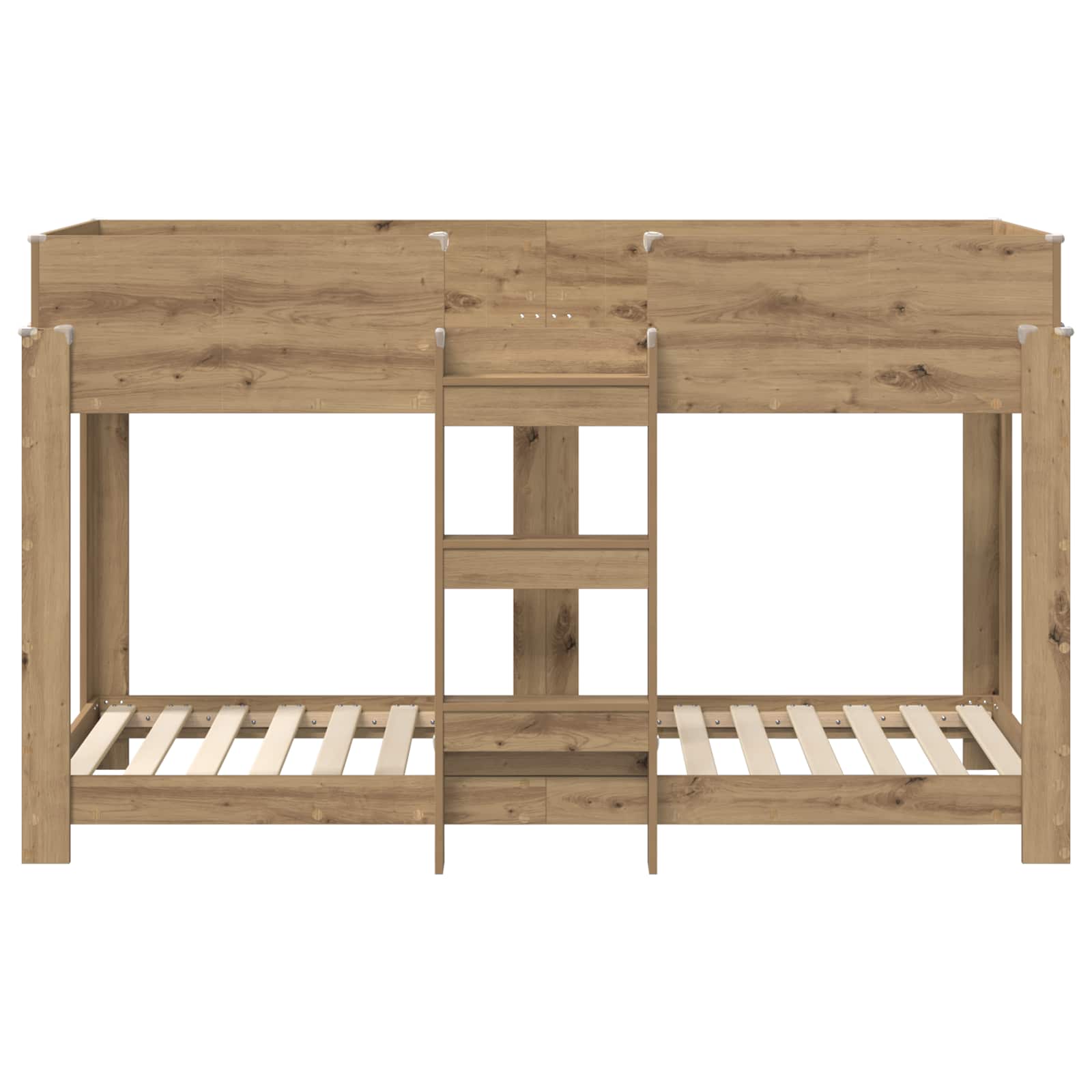 Lit Superposé pour Enfants Chêne artisanal 75 x 190 cm - XIOS