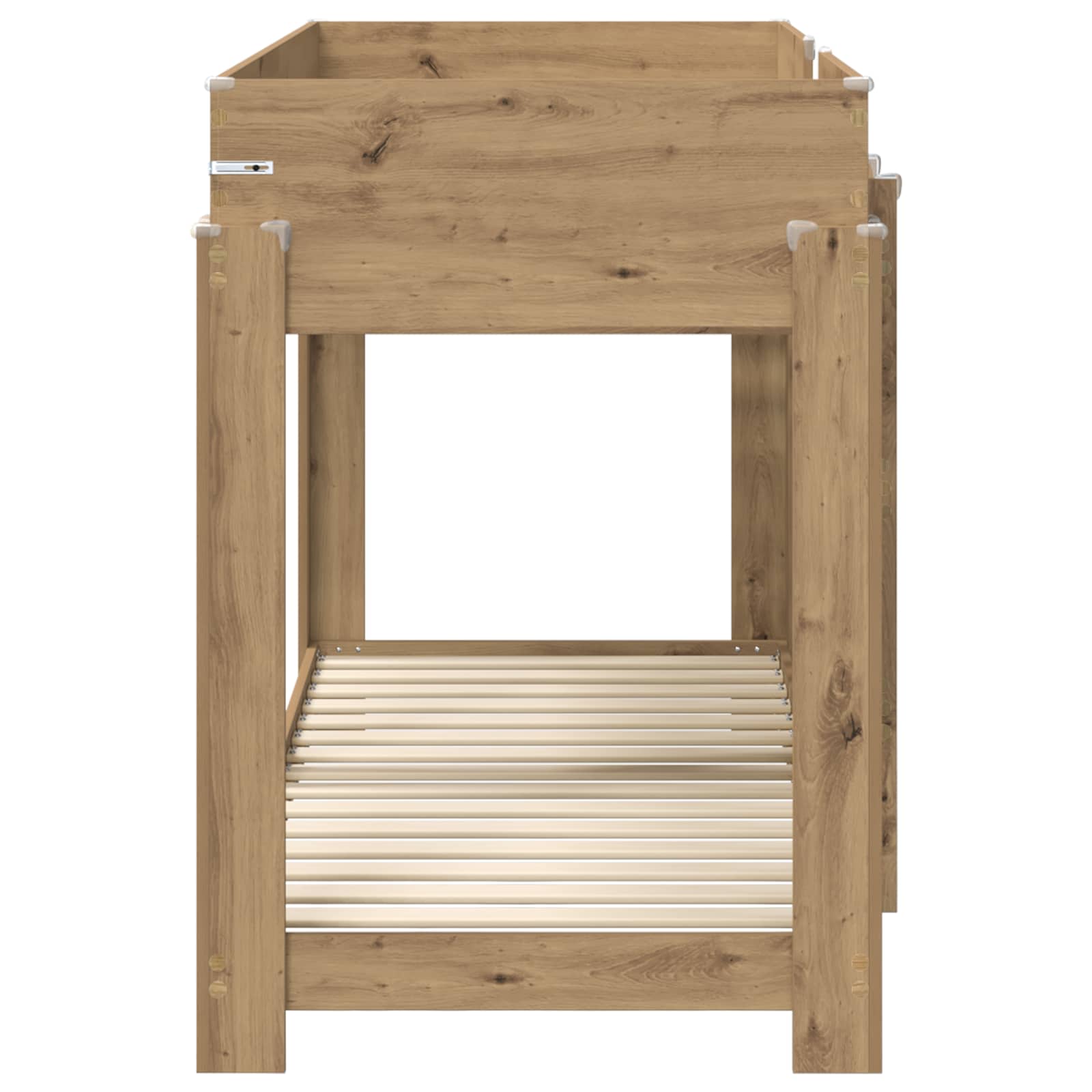 Lit Superposé pour Enfants Chêne artisanal 75 x 190 cm - XIOS