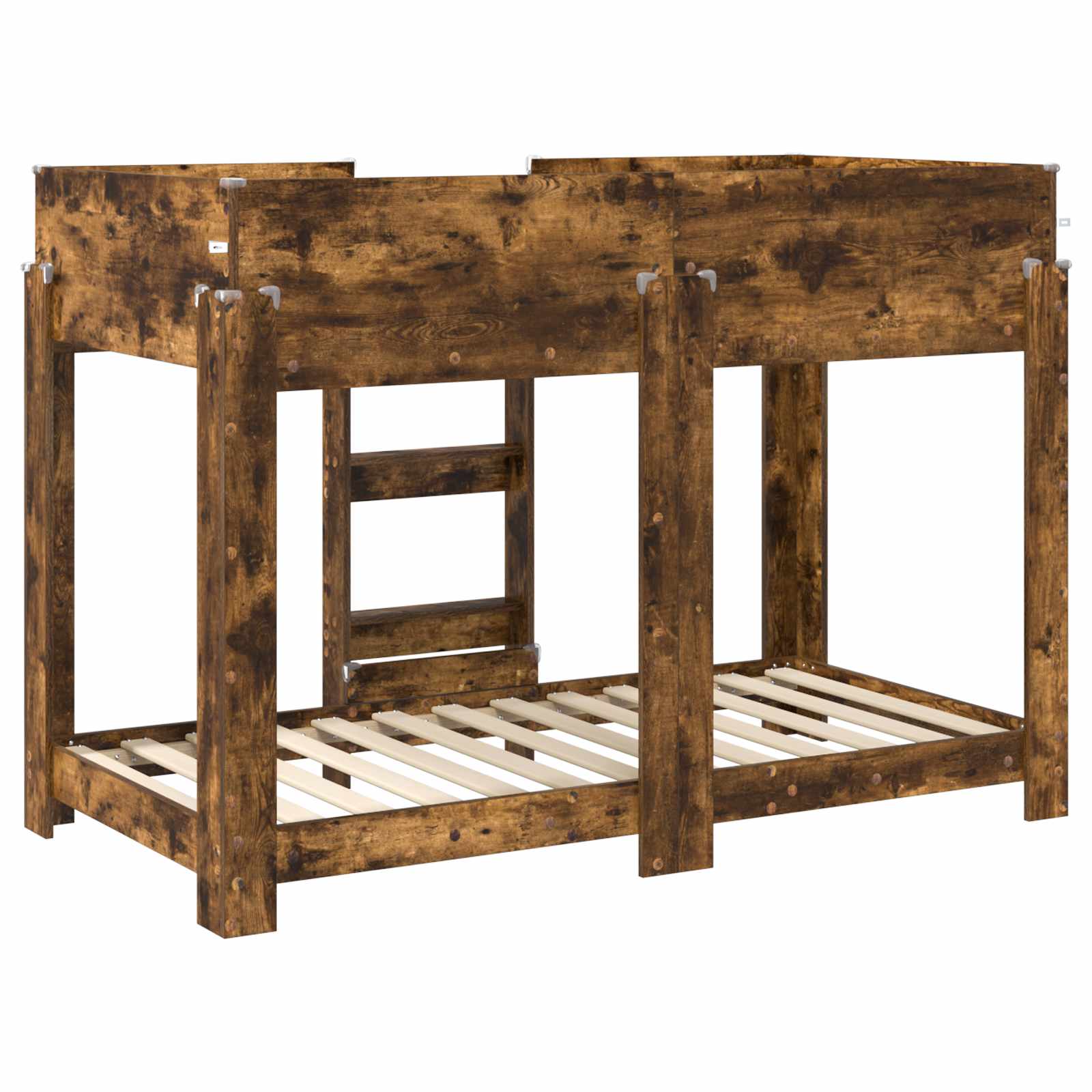 Lit Superposé pour Enfants Chêne fumé 80 x 160 cm - XIOS