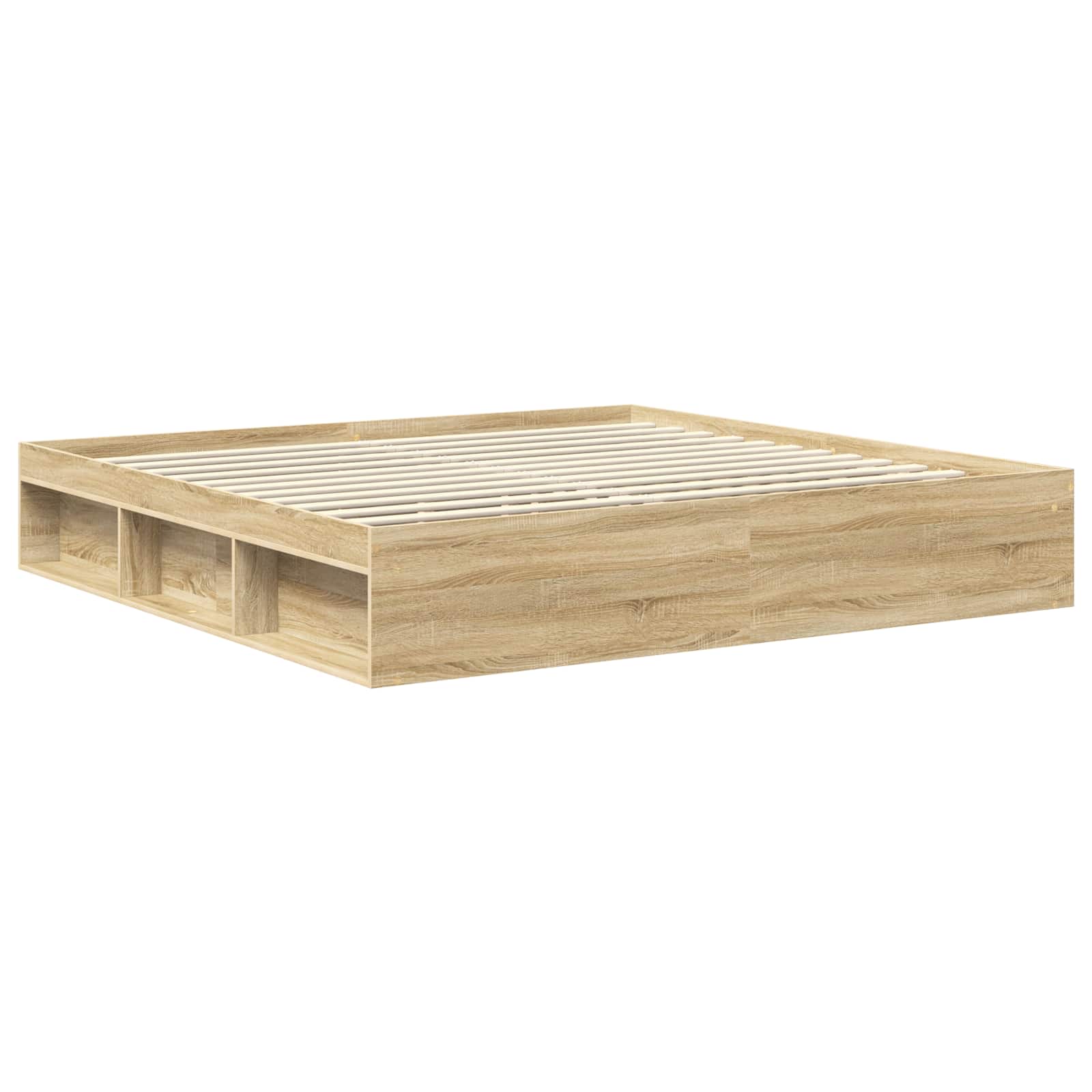 Cadre de lit Sonoma 200 x 200 cm Bois de pin massif - XIOS
